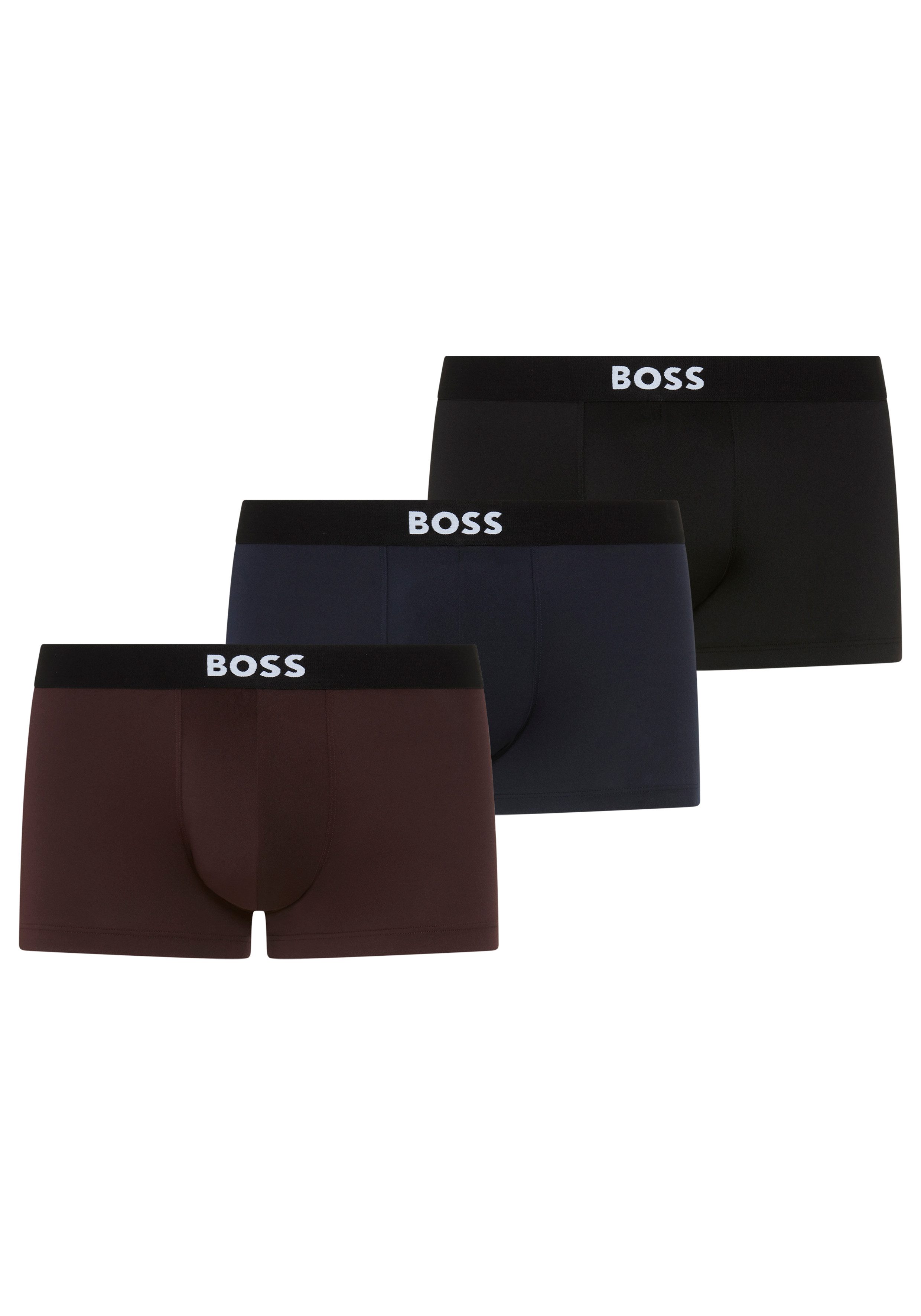 BOSS Trunk 3P Micro ONE (Packung, 3-St) elastischer Bund