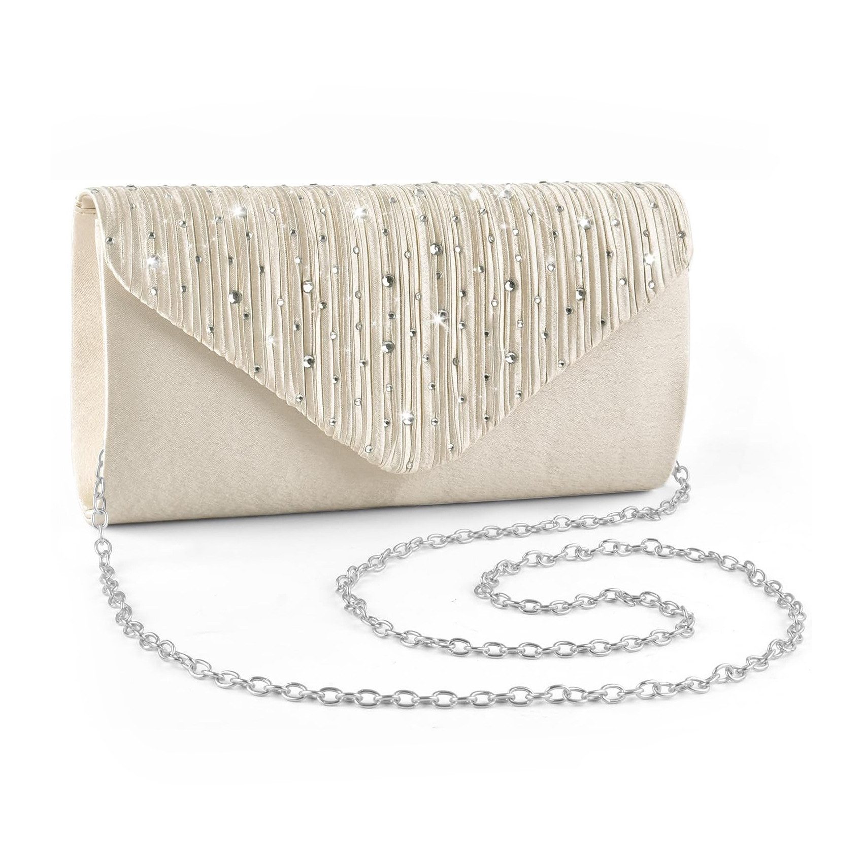 Abendtasche Mit Strass besetzte Abendtasche, Hochzeitsclutch, Partyhandtasche