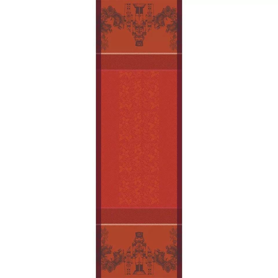 Garnier Thiebaut Tischläufer Casses Noisettes Rouge Festif von