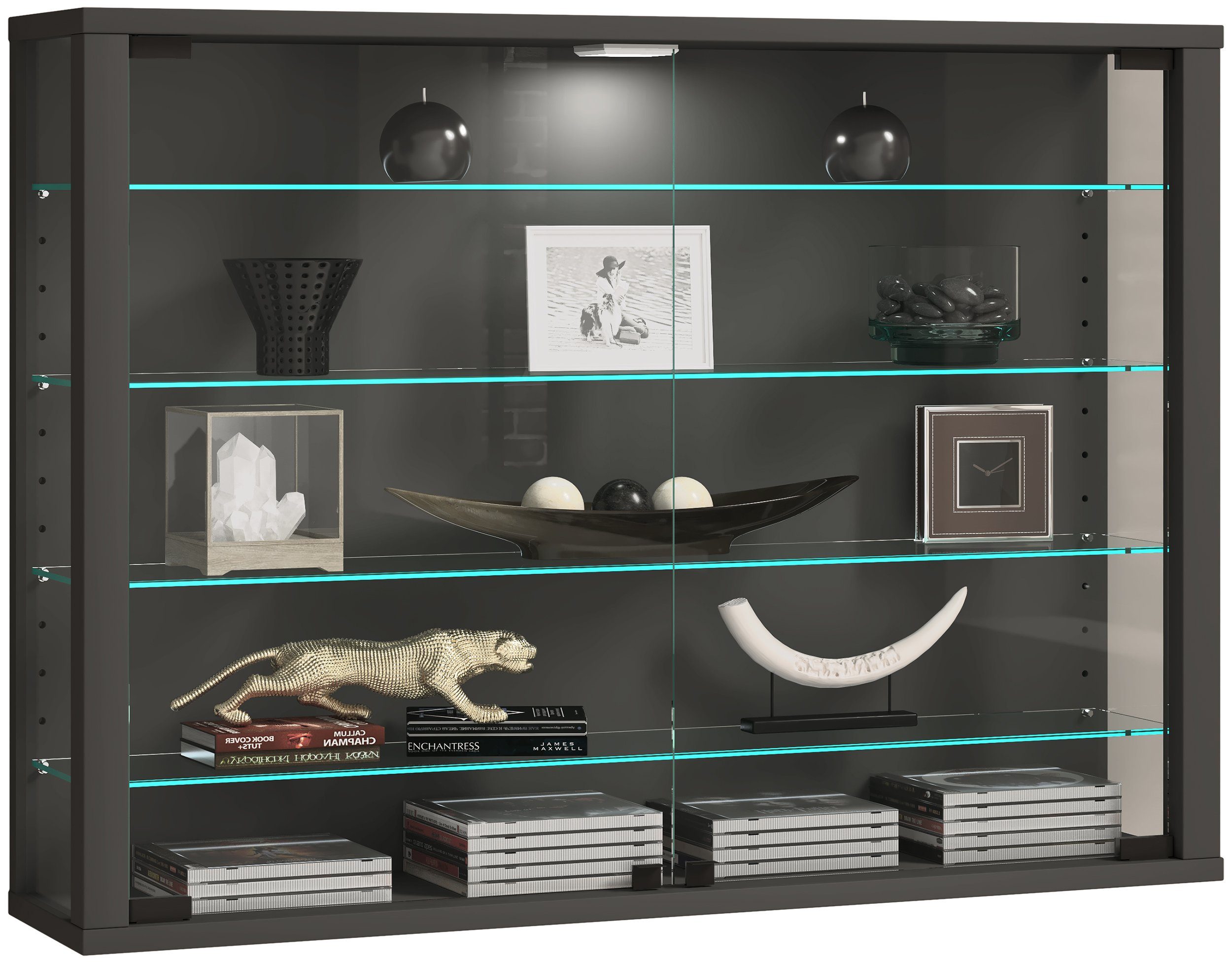 VCM Hängevitrine Wandvitrine Hängevitrine Glasvitrine Vitrosa L günstig online kaufen