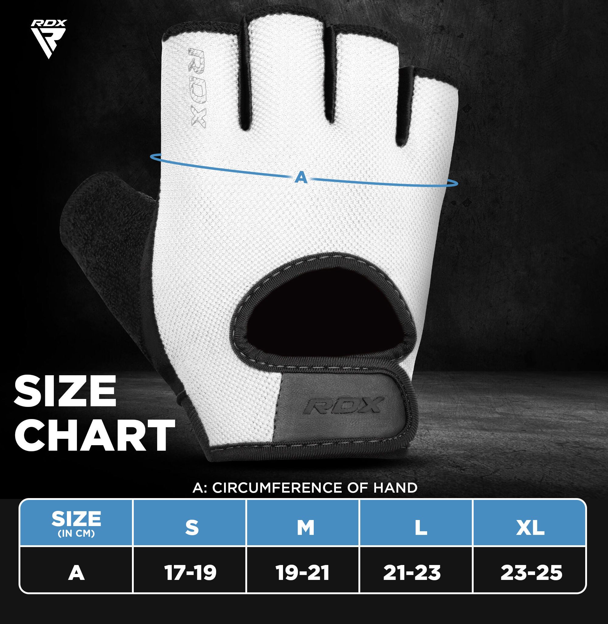 RDX Sports Trainingshandschuhe T1 Fitnessstudio Gewichtheben Handschuhe