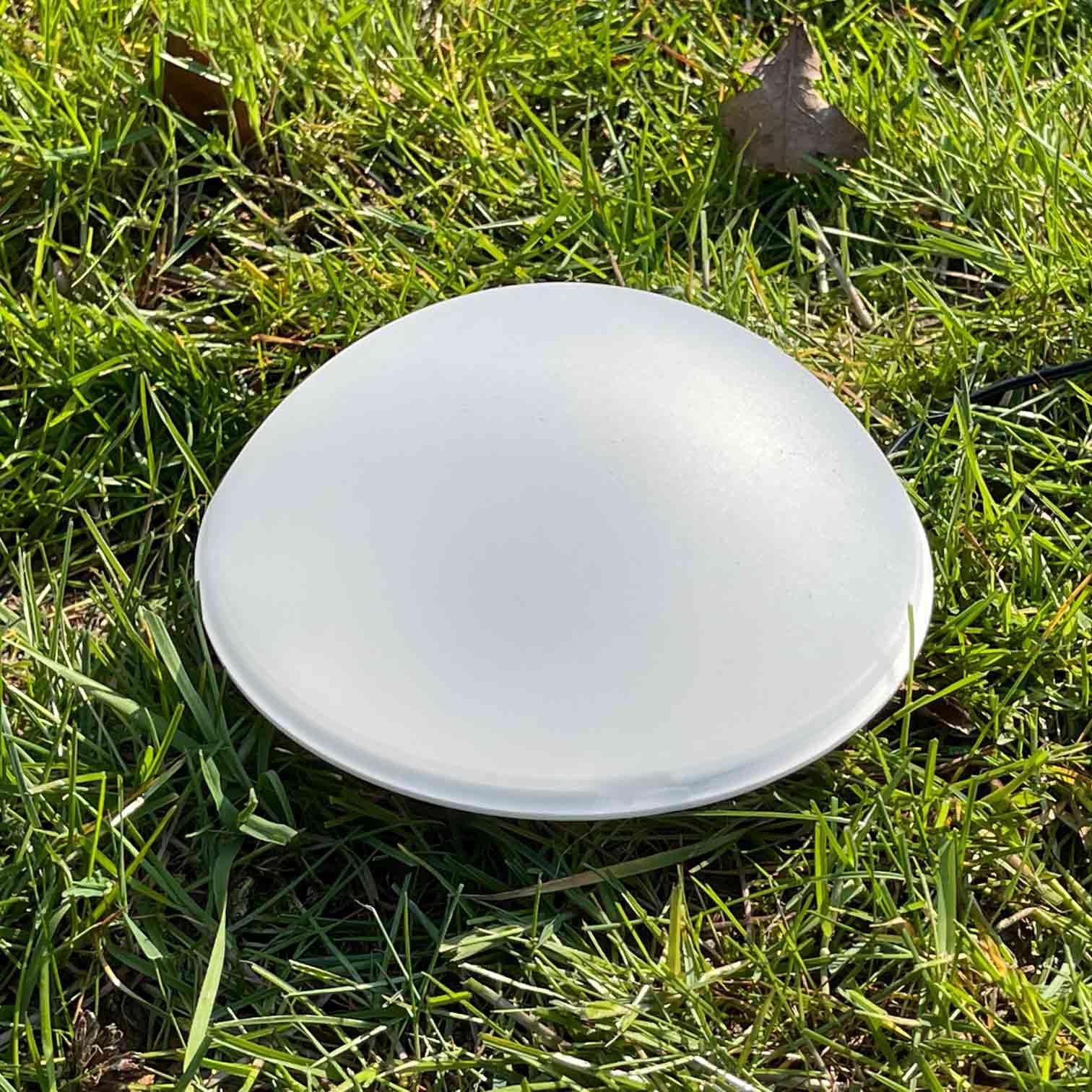 Coen Bakker LED Solarleuchte, LED, warmweiß, Halbkugeln weiß gefrostet 5 Stück warmweiß