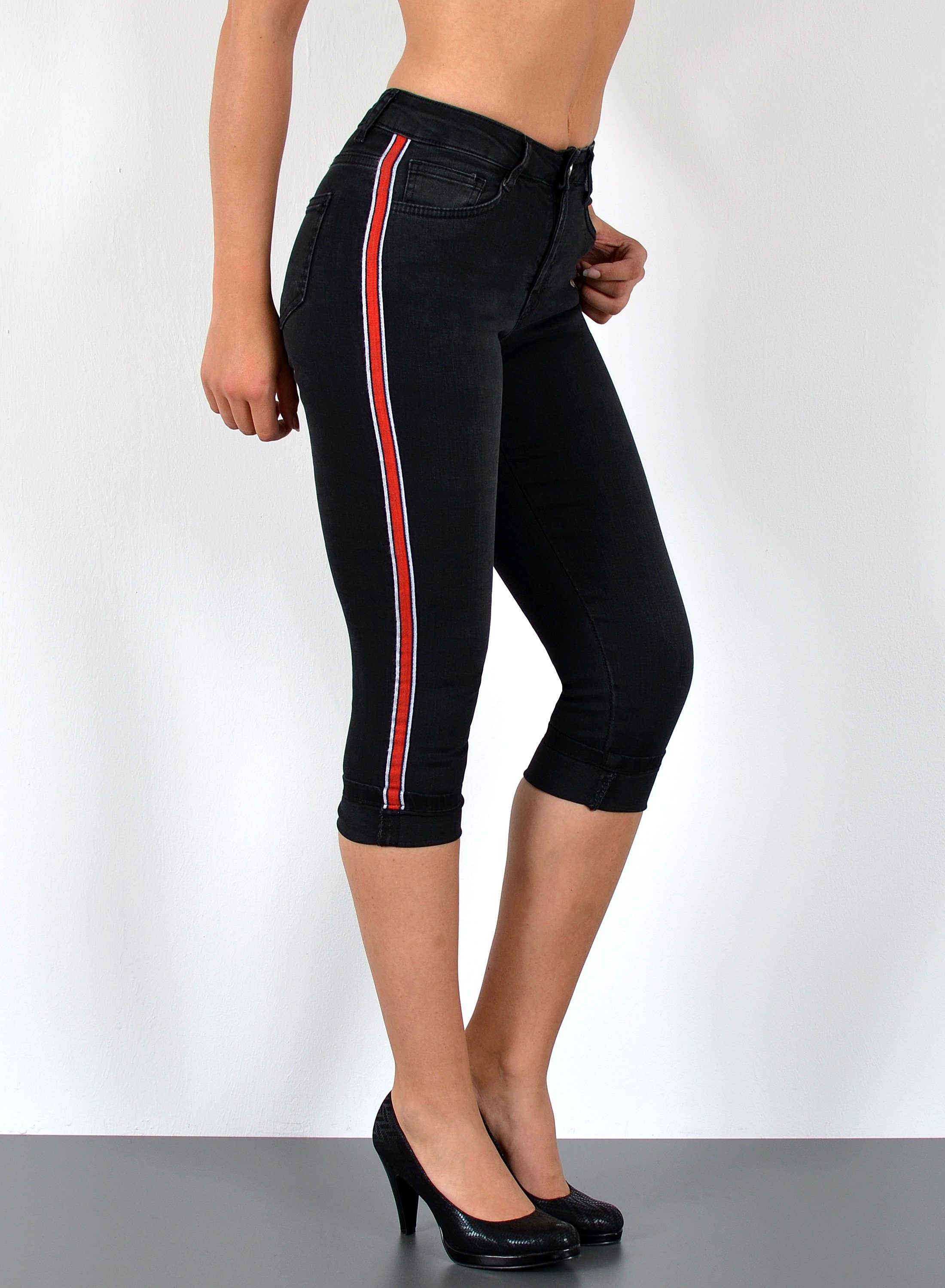 ESRA Caprijeans 3/4 Jeans Hose Capri günstig online kaufen