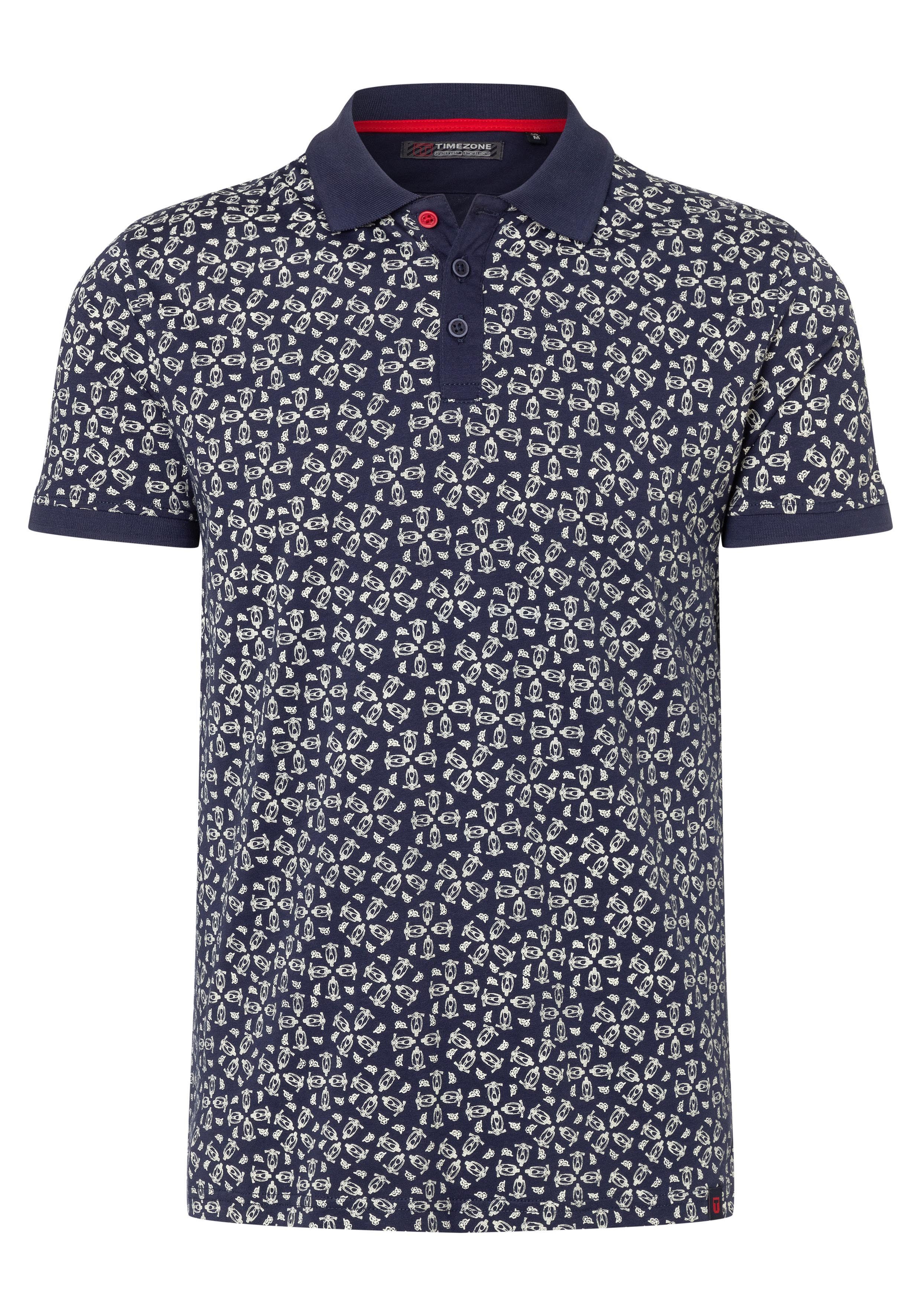 TIMEZONE Kurzarmshirt Printed Poloshirt