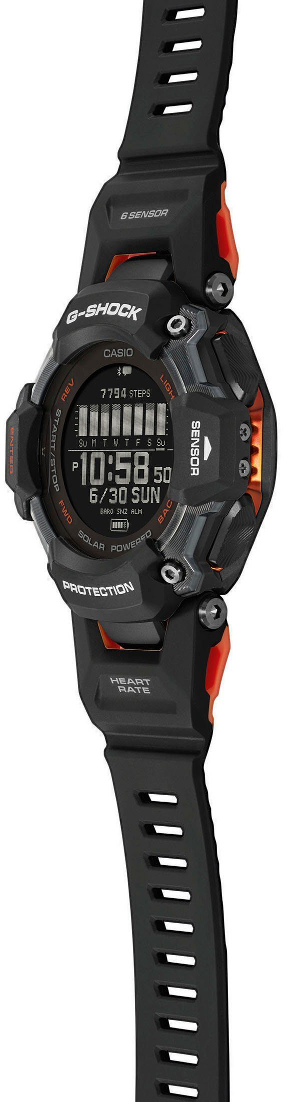 G-SHOCK GBD-H2000-1AER Solar Smartwatch, CASIO