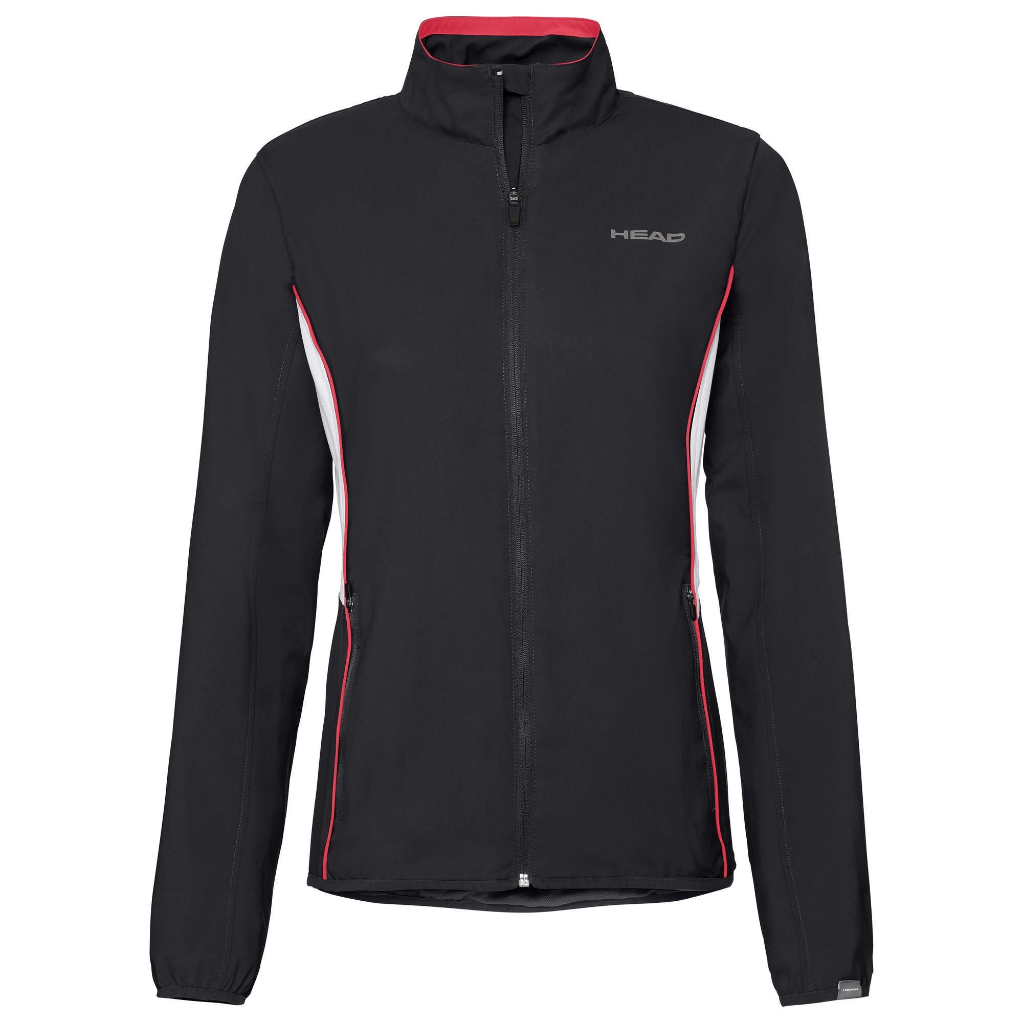 Tennisjacke Club schwarz Mädchen