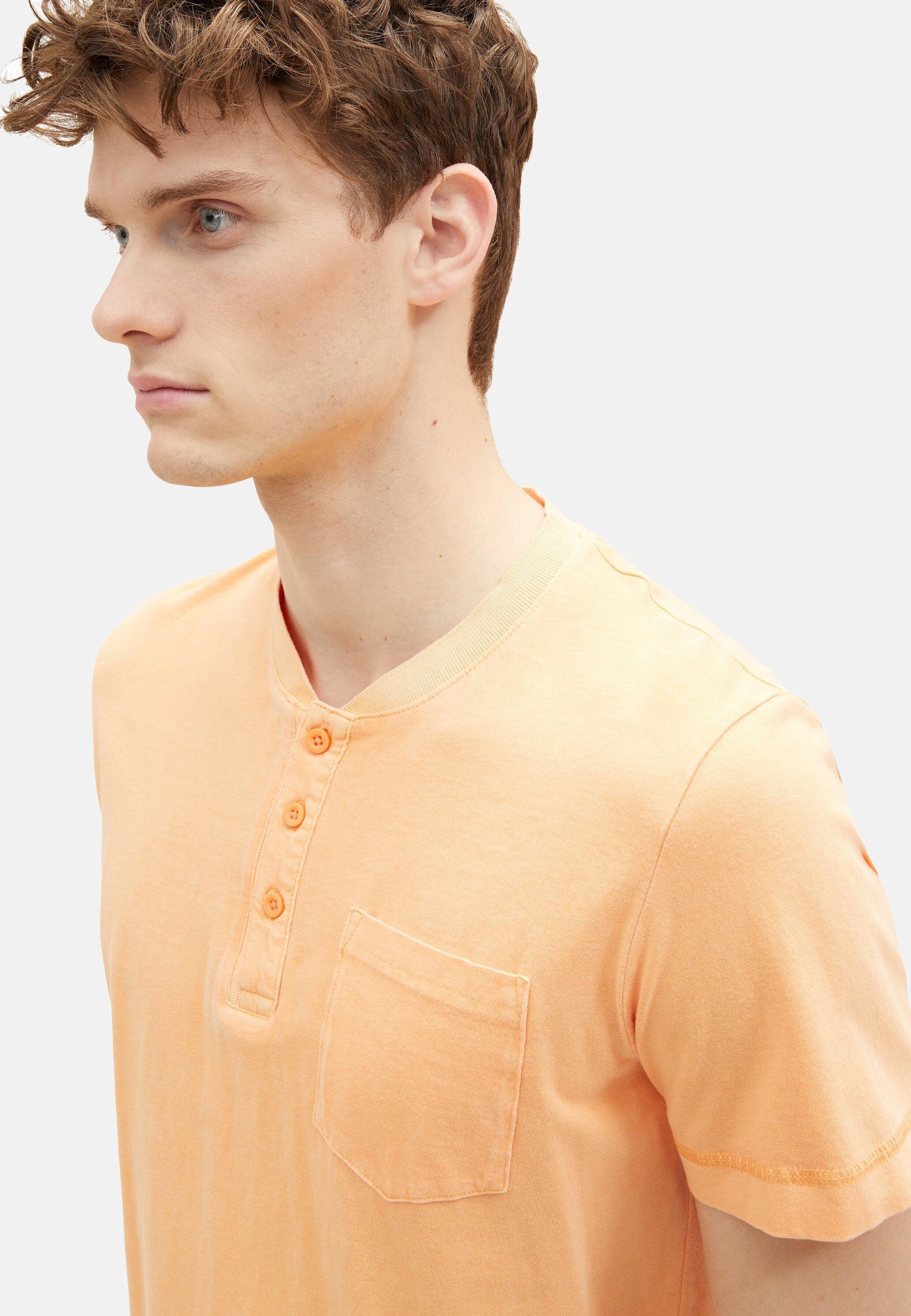 TOM TAILOR Henleyshirt T-Shirt Kurzarmshirt Henley günstig online kaufen