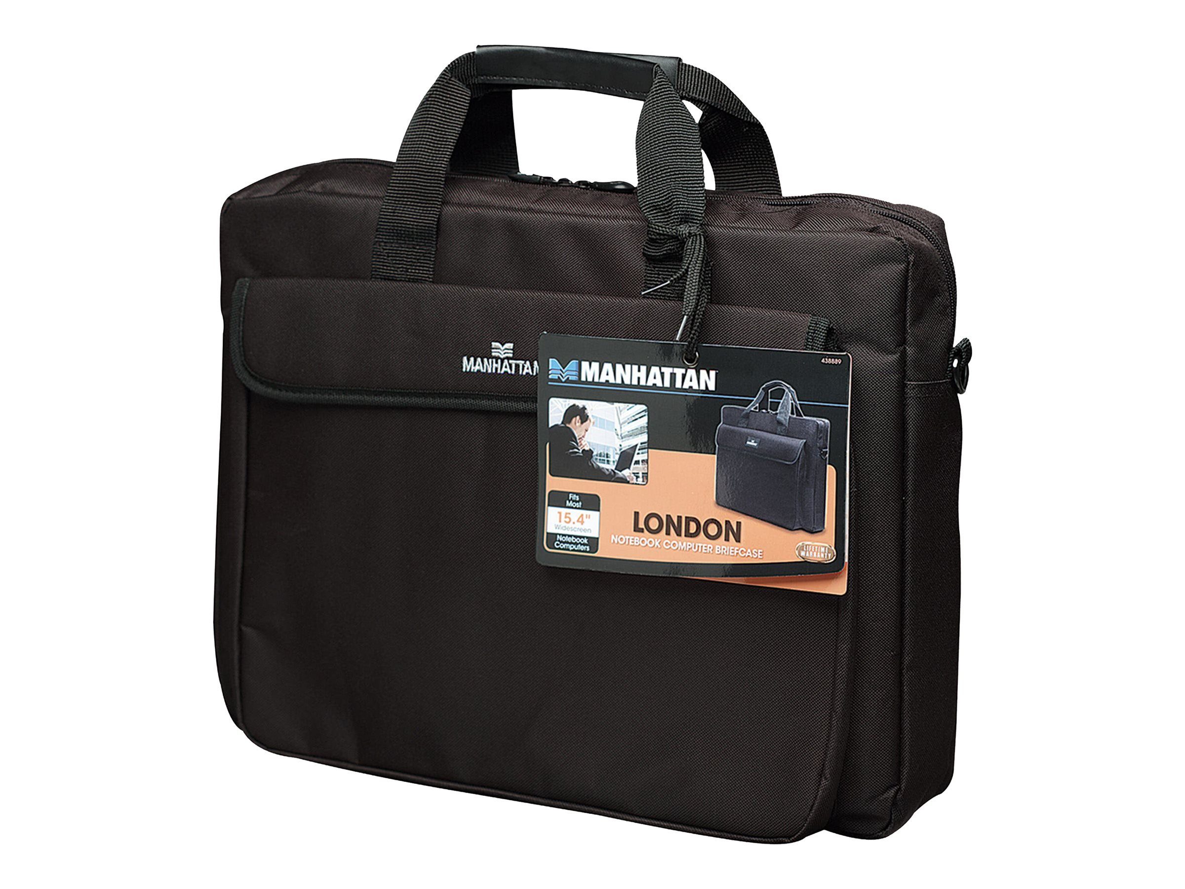 Notebook-Rucksack MANHATTAN NB Tasche London schwarz 15,4"