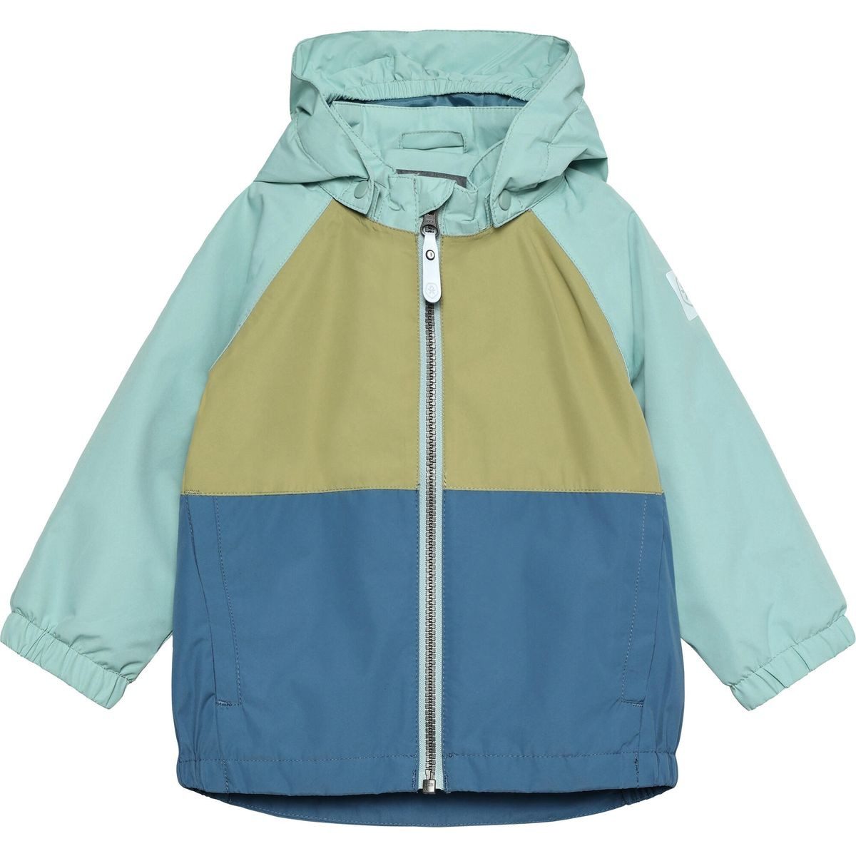 COLOR KIDS Hardshelljacke Baby Jacket Colorblock 742507 Modische Babyjacke mit Kapuze, wasserabweisend, aus recyceltem