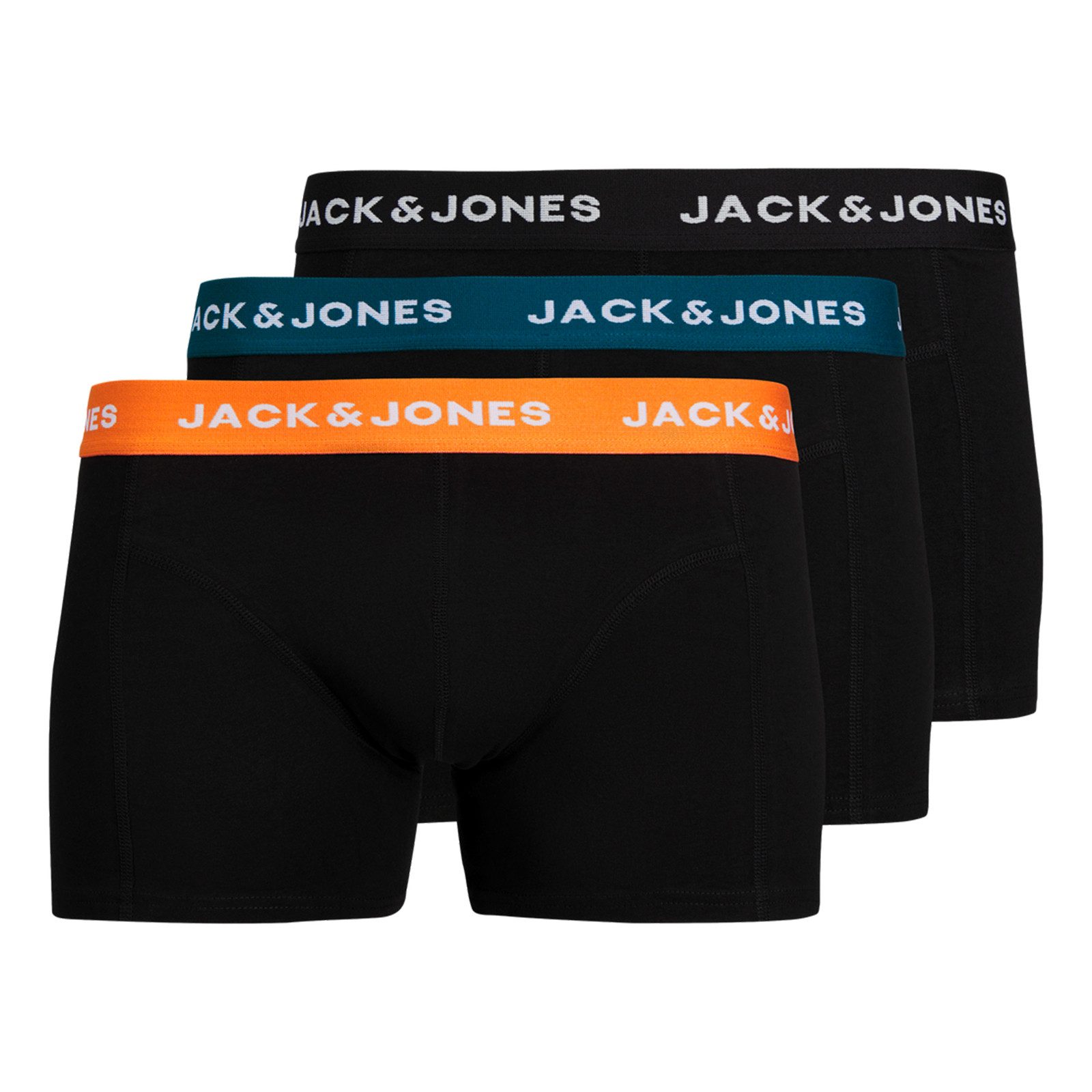 Jack & Jones Trunk (3-St) mit Markenschriftzug am Bund