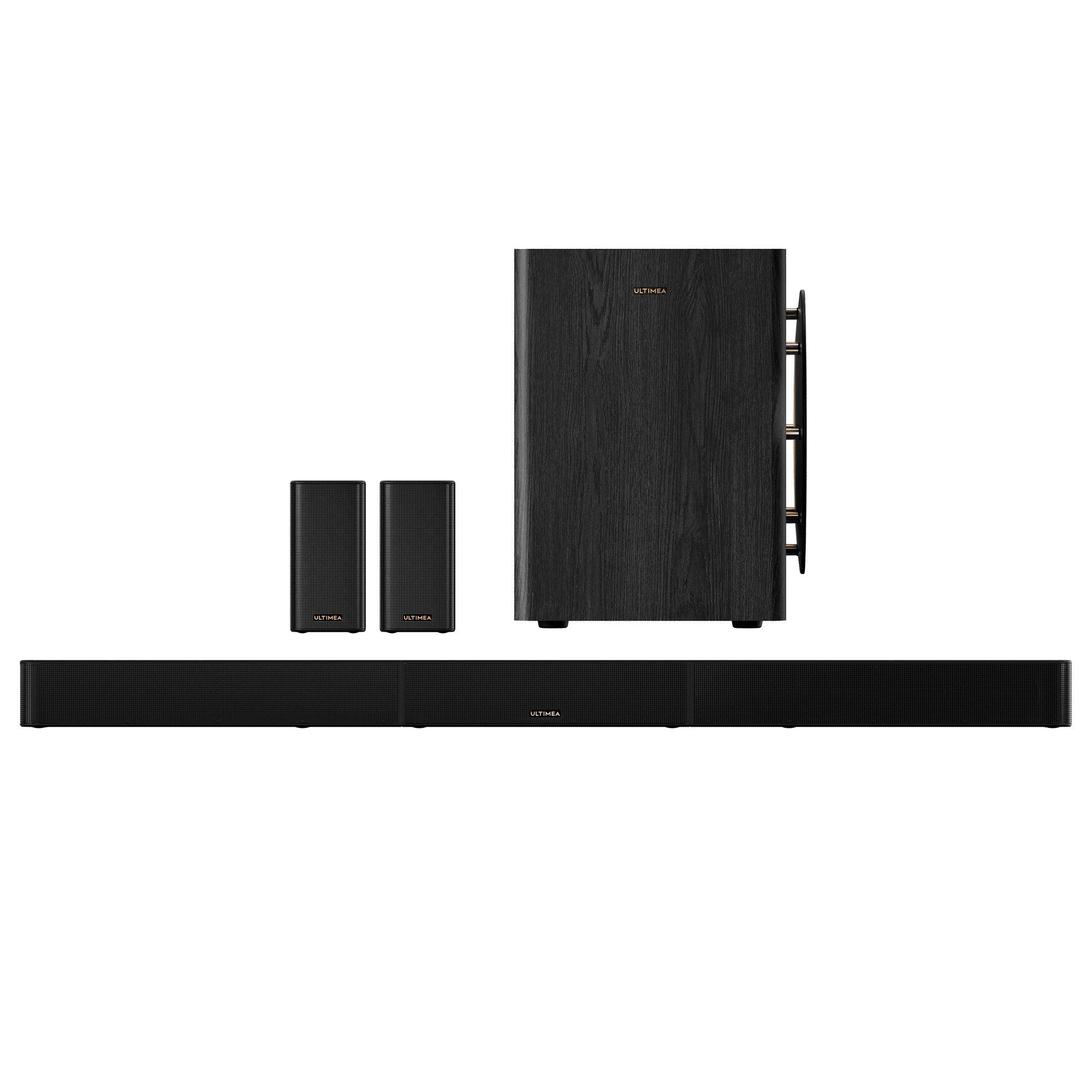 Ultimea Skywave 5.1.2ch Series Soundbar HDMI eARC und Bluetooth® 5.4 (Dolby Atmos-Heimkino,8'' Subwoofer,Surround Sound System, 840 W, Soundbar für TV Geräte mit App Steuerung)