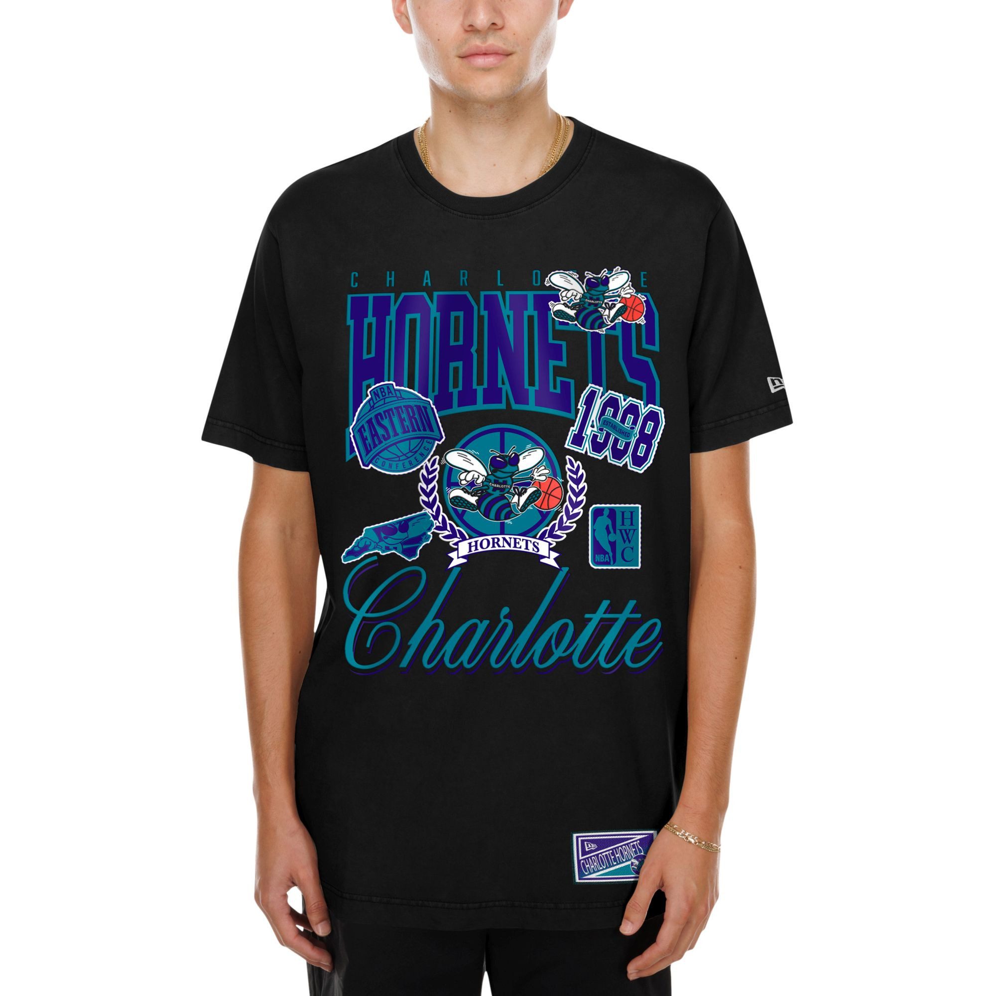 Print-Shirt Oversized NHL Charlotte Hornets