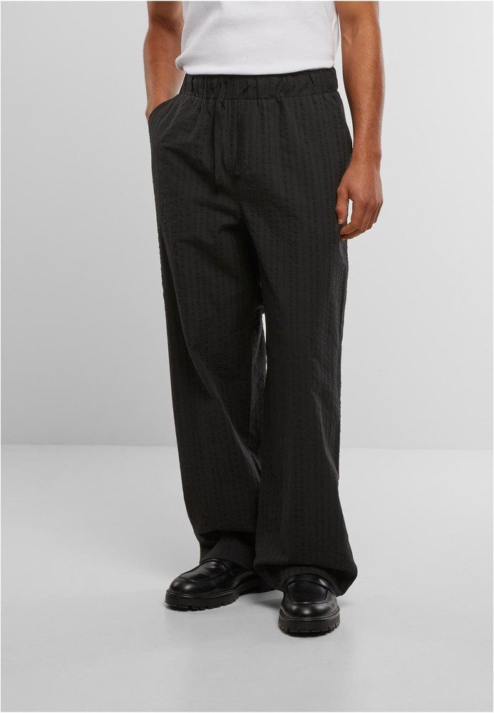Stoffhose Loose Seersucker Pants
