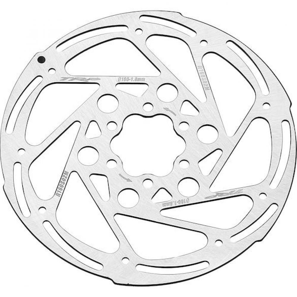 TRP Bremsscheibe TRP Bremsscheibe RS02M 6-Loch Ø 140 mm Silber - leise, hitzestabile Br
