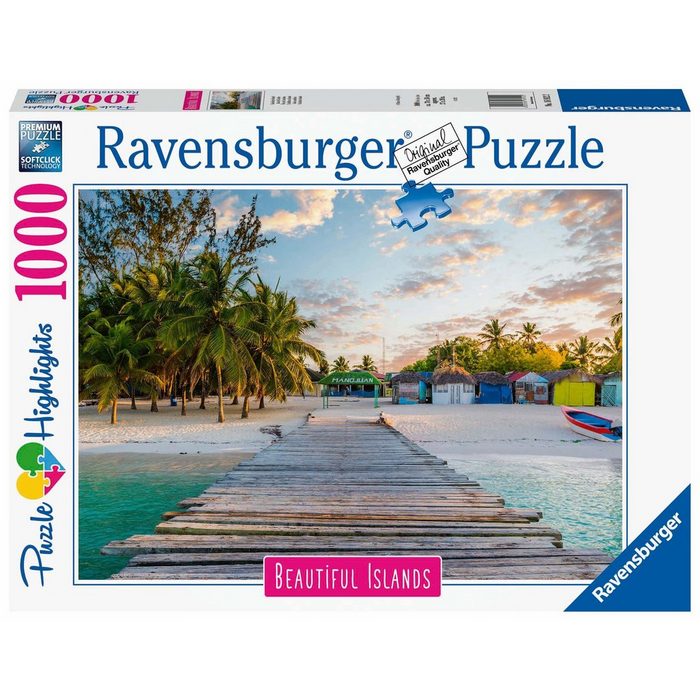 Ravensburger Puzzle »Karibische Insel« 1000 Puzzleteile Made in Germany FSC® - schützt Wald - weltweit