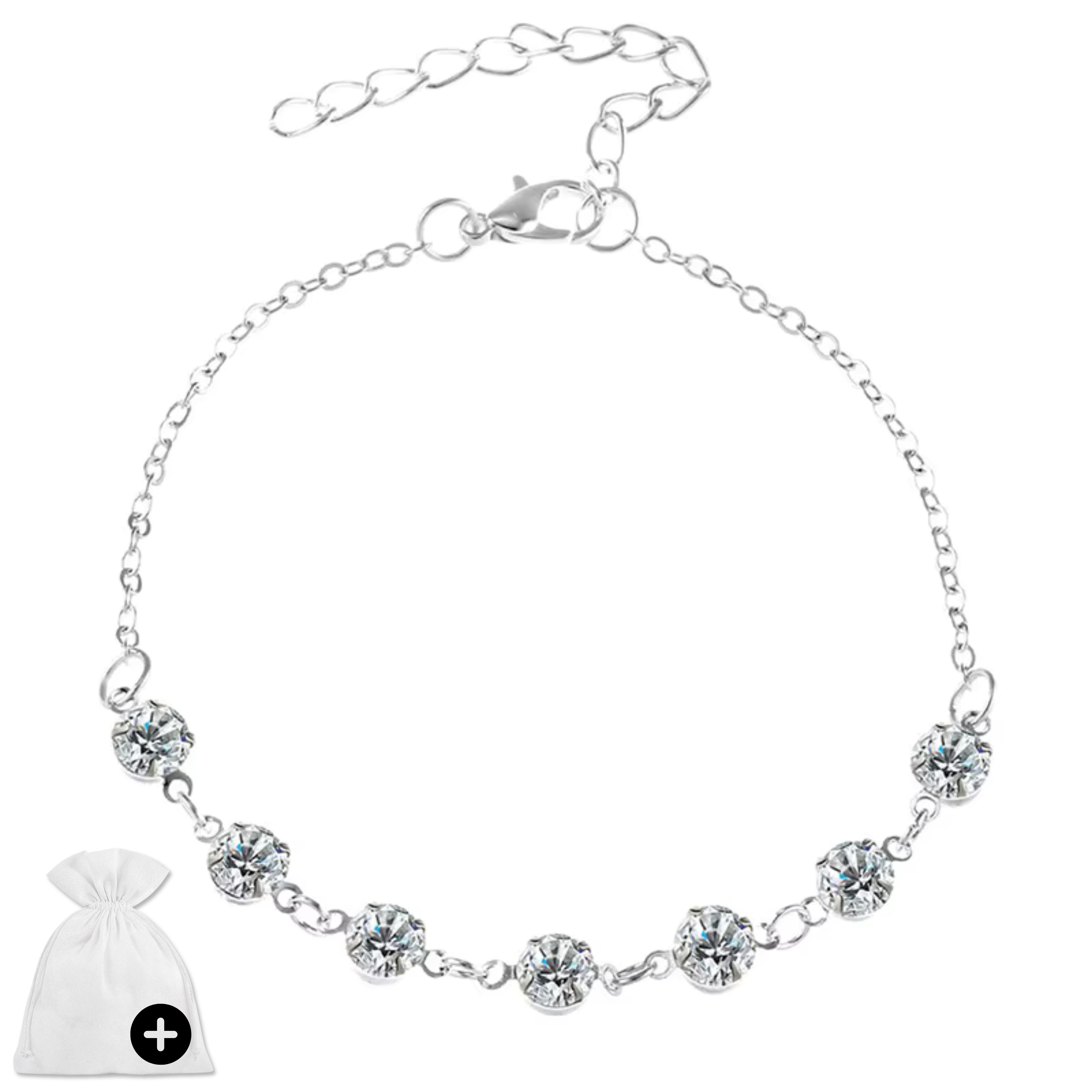 Felino Fußkette Damen Diamanten Silber Strand günstig online kaufen