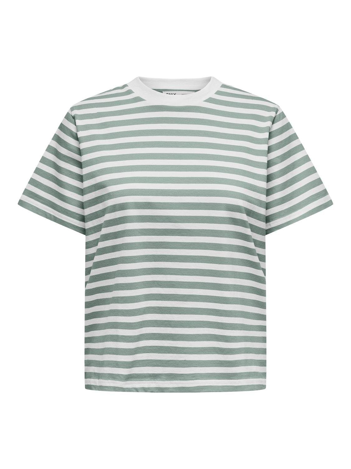 ONLY Kurzarmshirt ONLLIVINA S/S STRIPE TEE günstig online kaufen