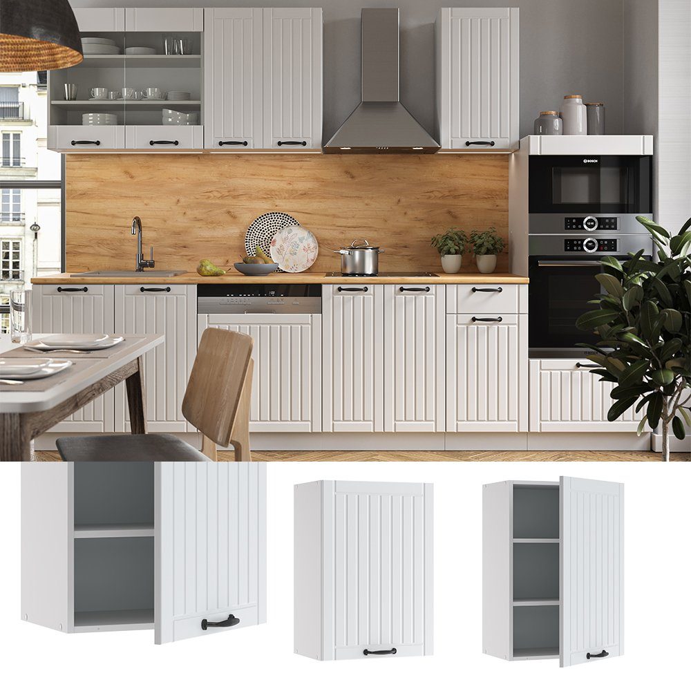 Vicco Hängeschrank Fame-Line, Weiß Landhaus/Weiß, 50 günstig online kaufen