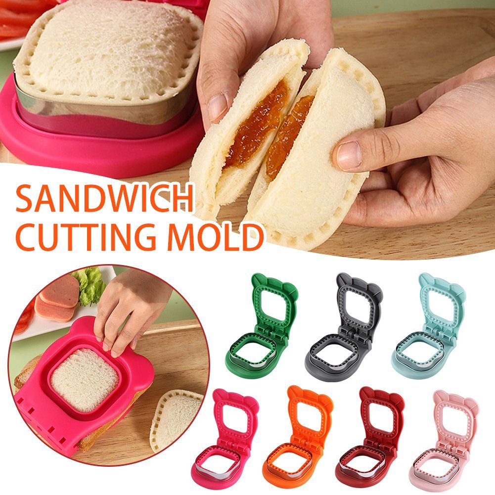 Blusmart Backform Sandwich-Formen, Schneider Und Mit Versiegelung orange Quadratischem