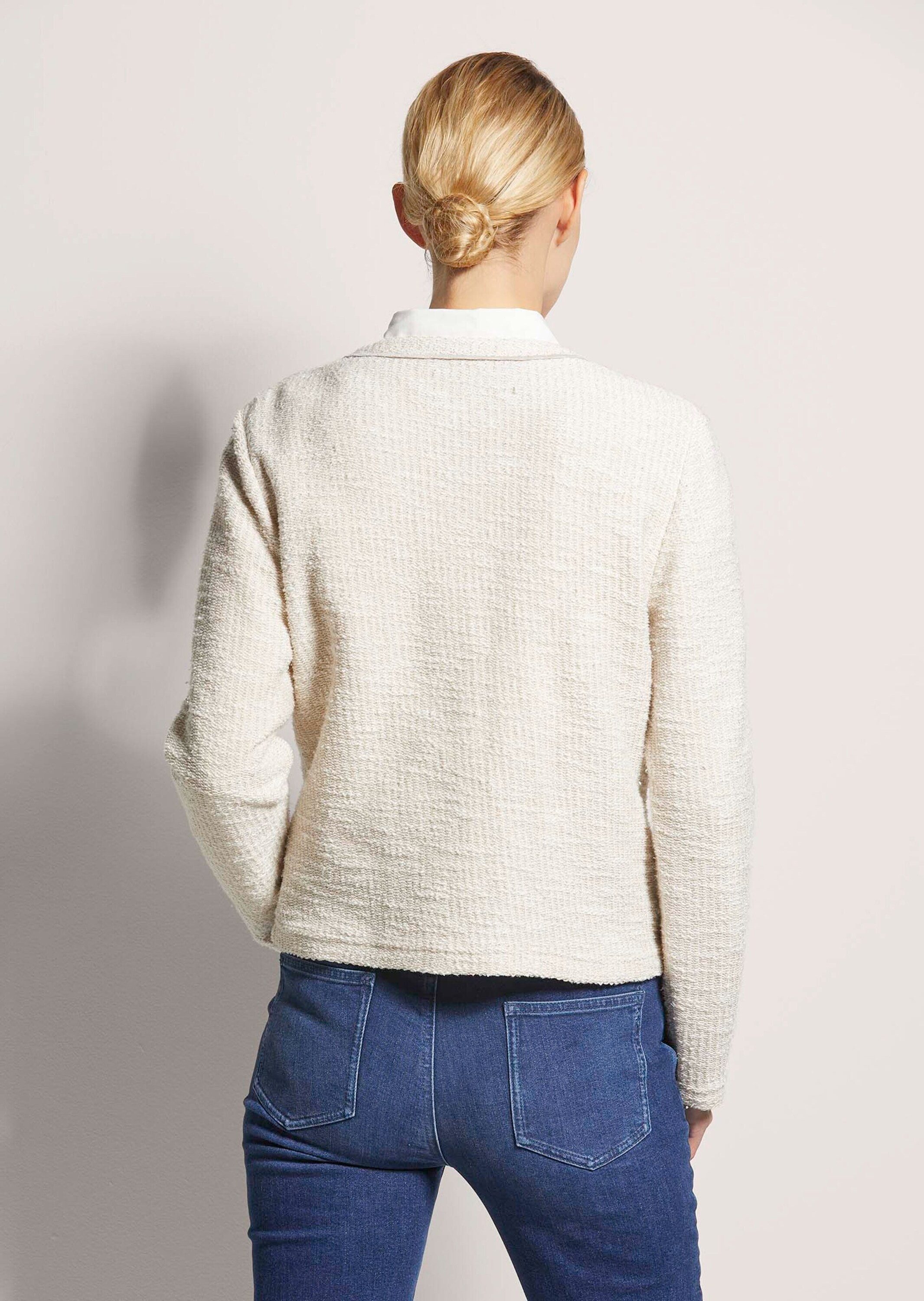 MADELEINE Kurzjacke Kurze Sweat-Jacke mit Pailletten