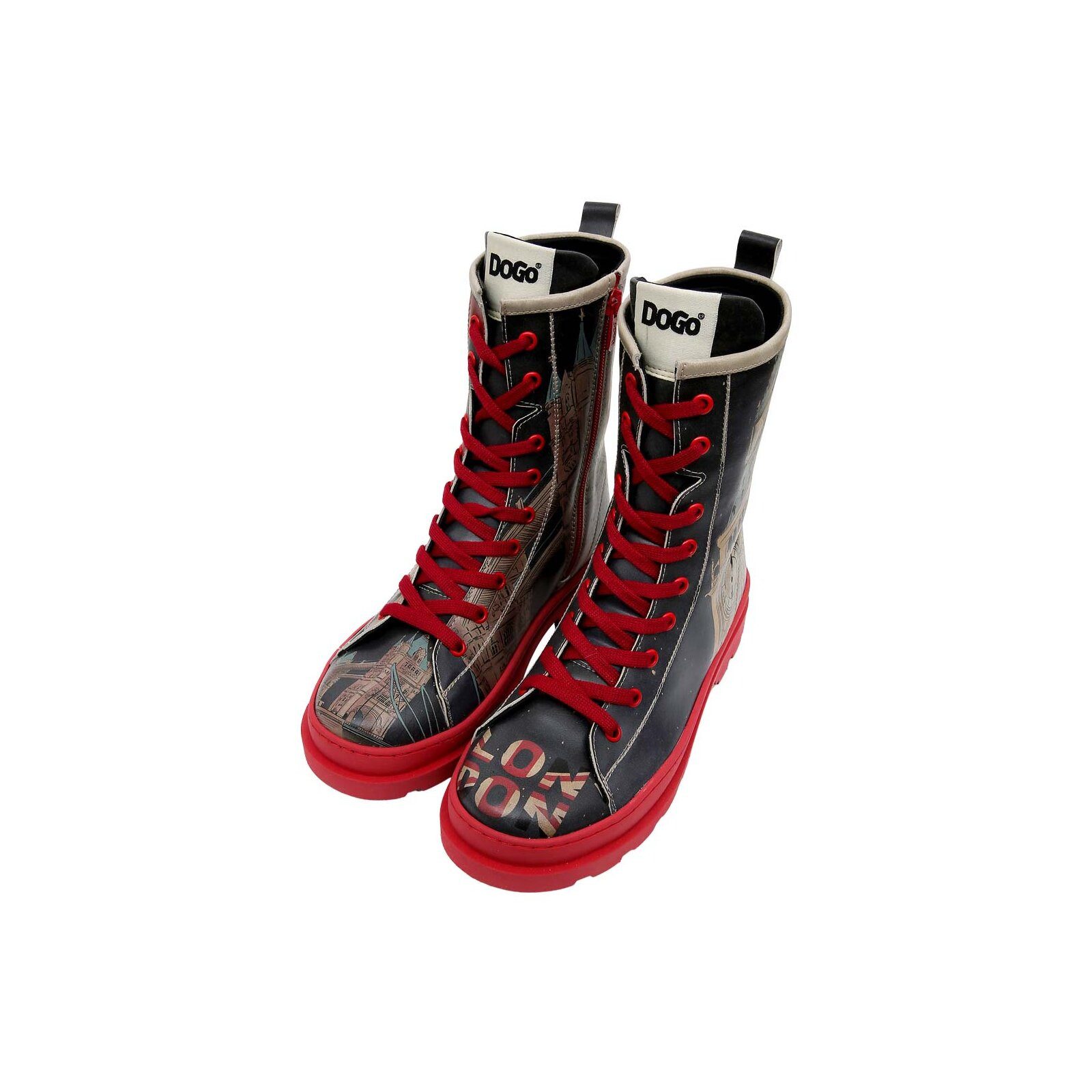 DOGO Gisele Schnürstiefel Boots It's The Time For London Damen Stiefelette günstig online kaufen