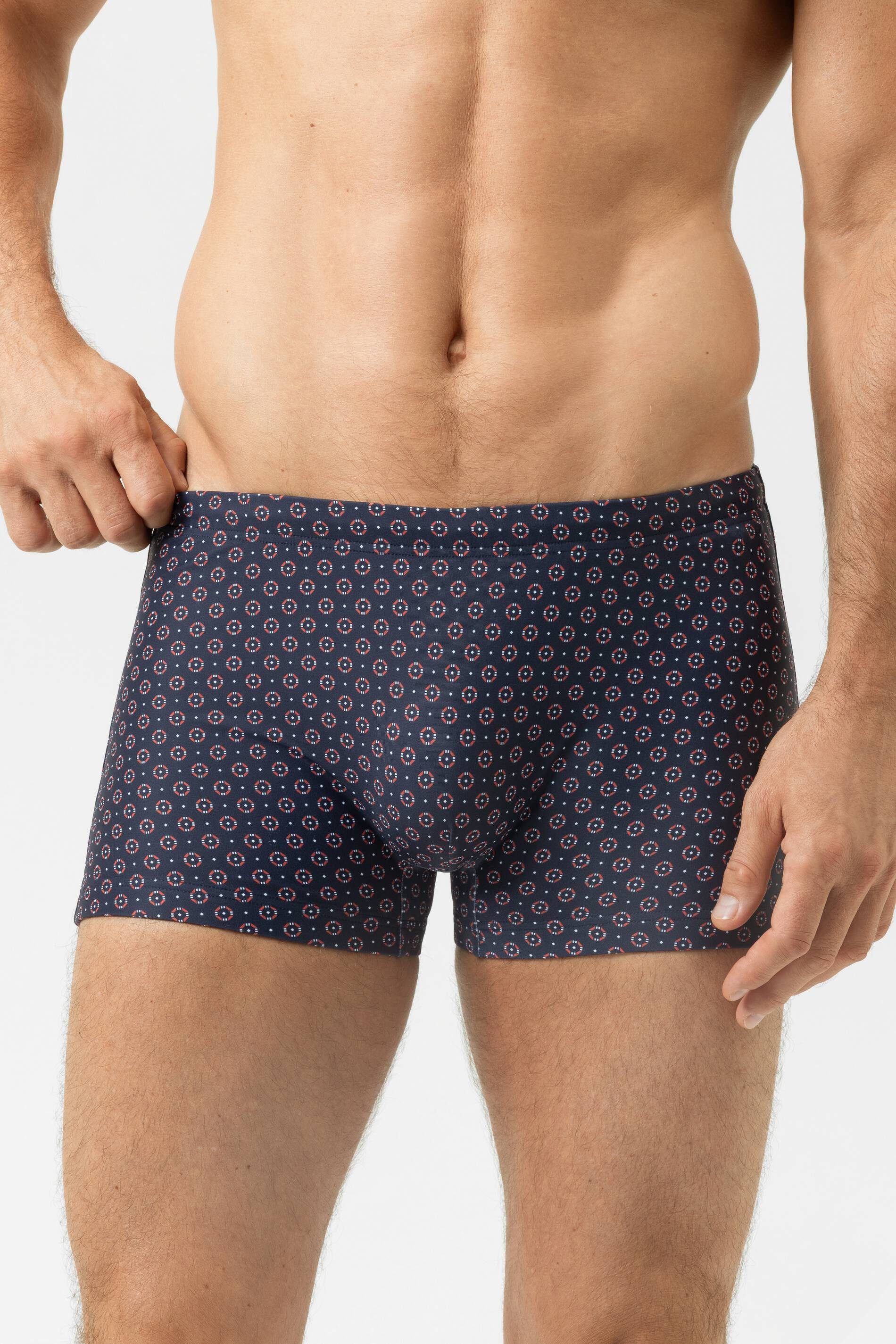 Mey Купальні шорти Herren Serie Survival Circle Minimal-Print (1-St) Badehose mit Print, Meerwasser-Resistenz