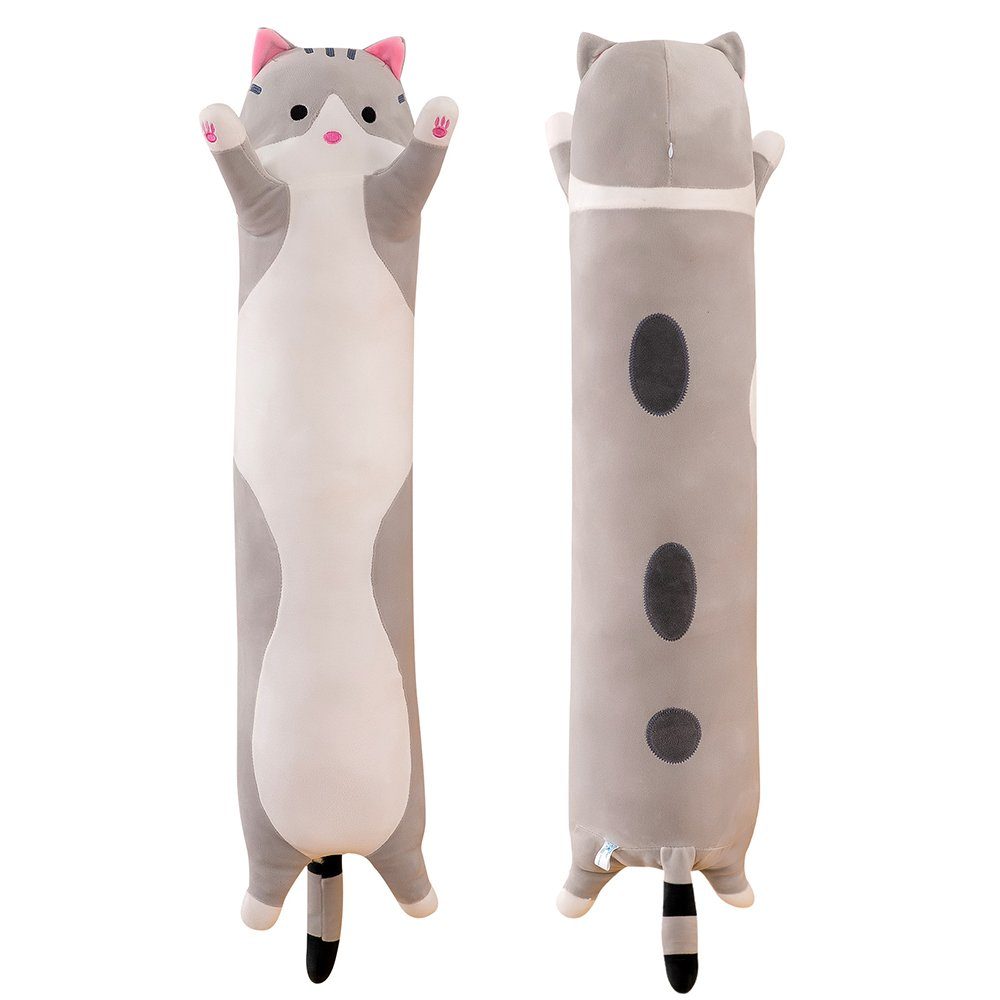 zggzerg Kopfkissen Katze Kuscheltier,Lange Katze Kuschelkissen günstig online kaufen