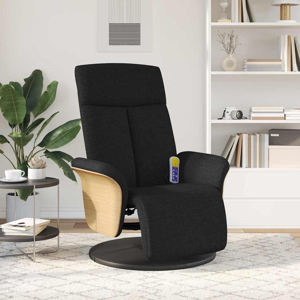 vidaXL Massagesessel Massage Relaxsessel Schwarz 79 x 87 x 104,5 cm Stoff (1-St)