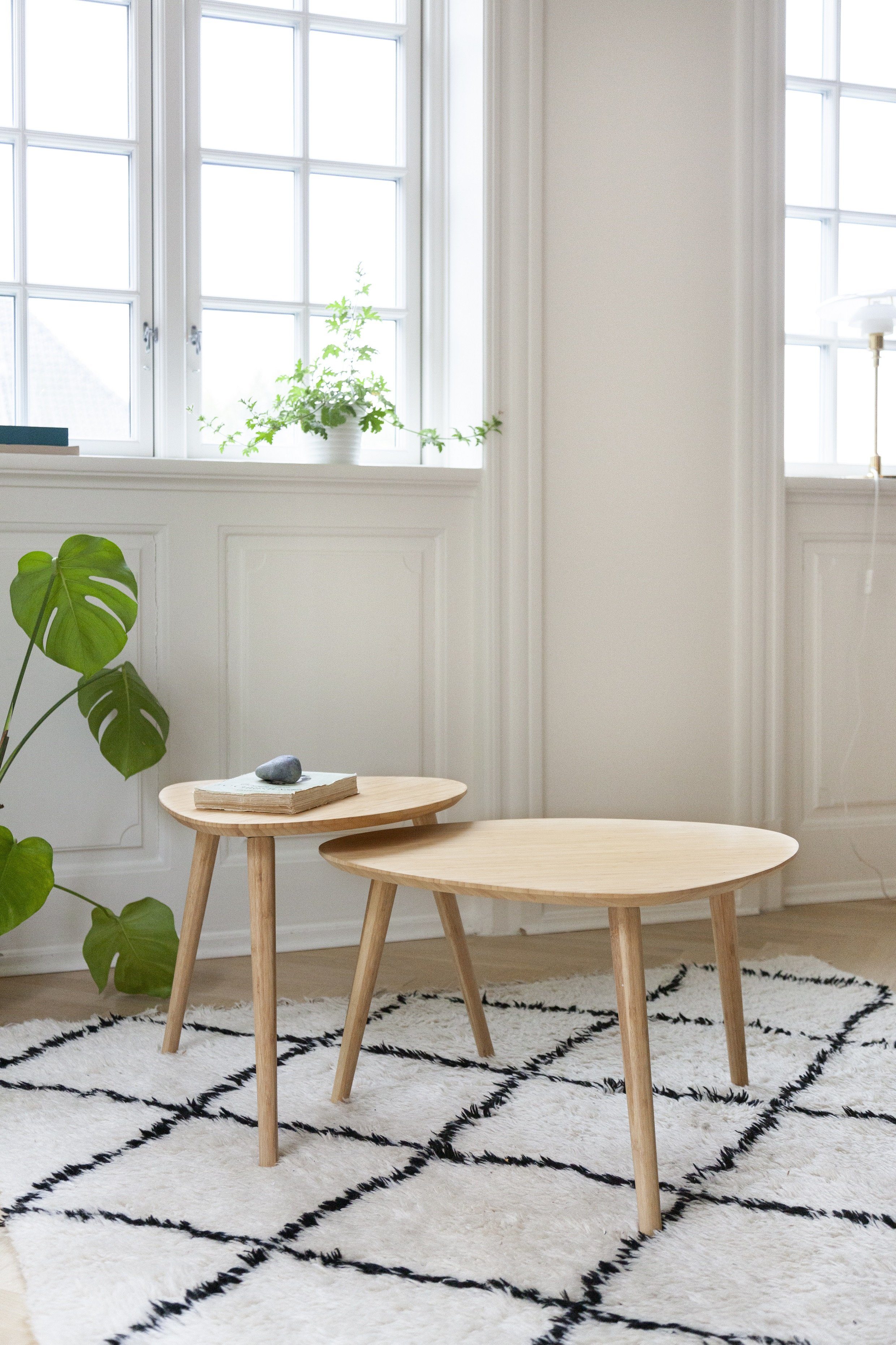 Couchtisch skandinavisches Design Sustainable, bambus neutral Noble, Cinas