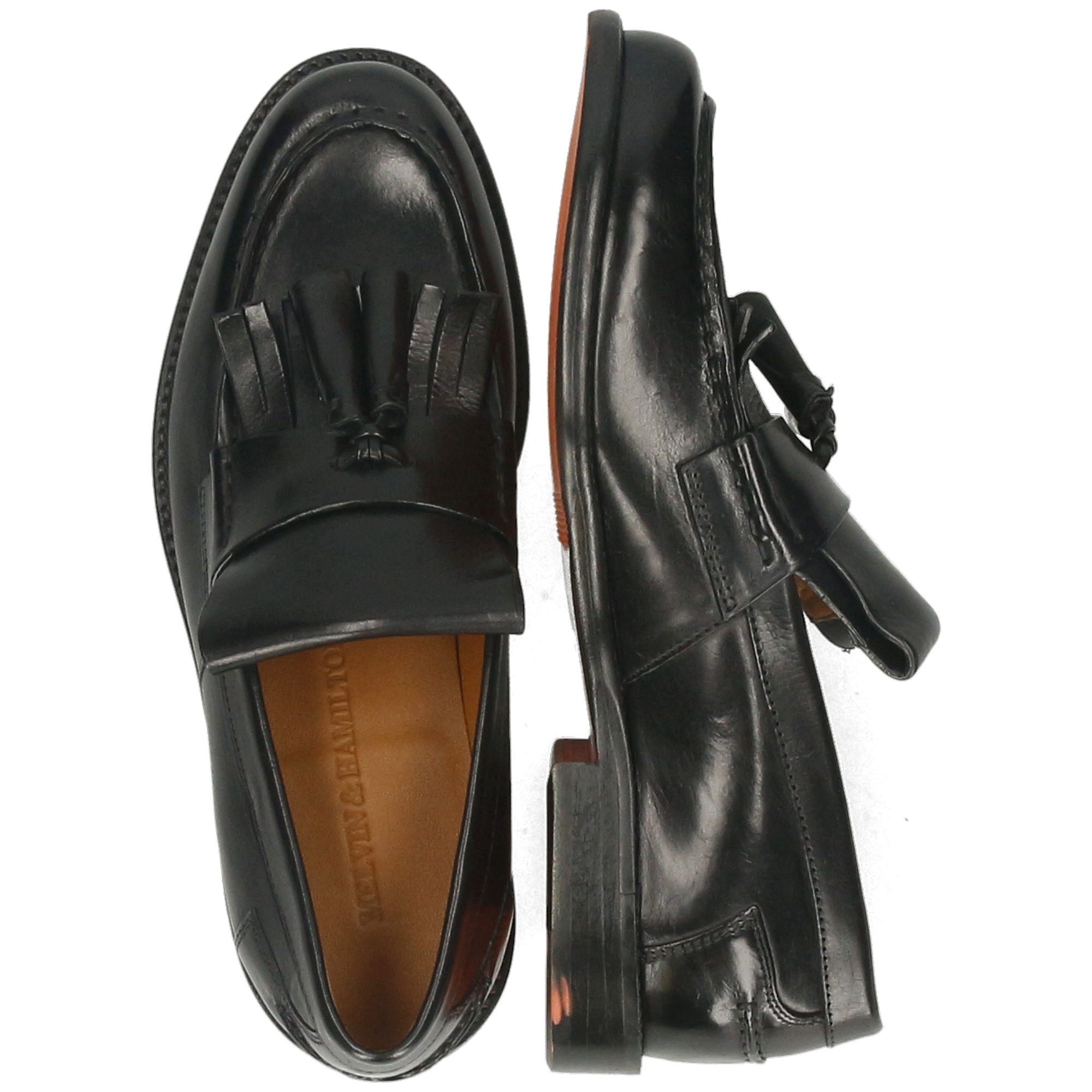 Melvin & Hamilton Gianna 11 Leder-Loafers für Damen Loafer Flache Absätze, Echtes Leder, Vegetabile Gerbung
