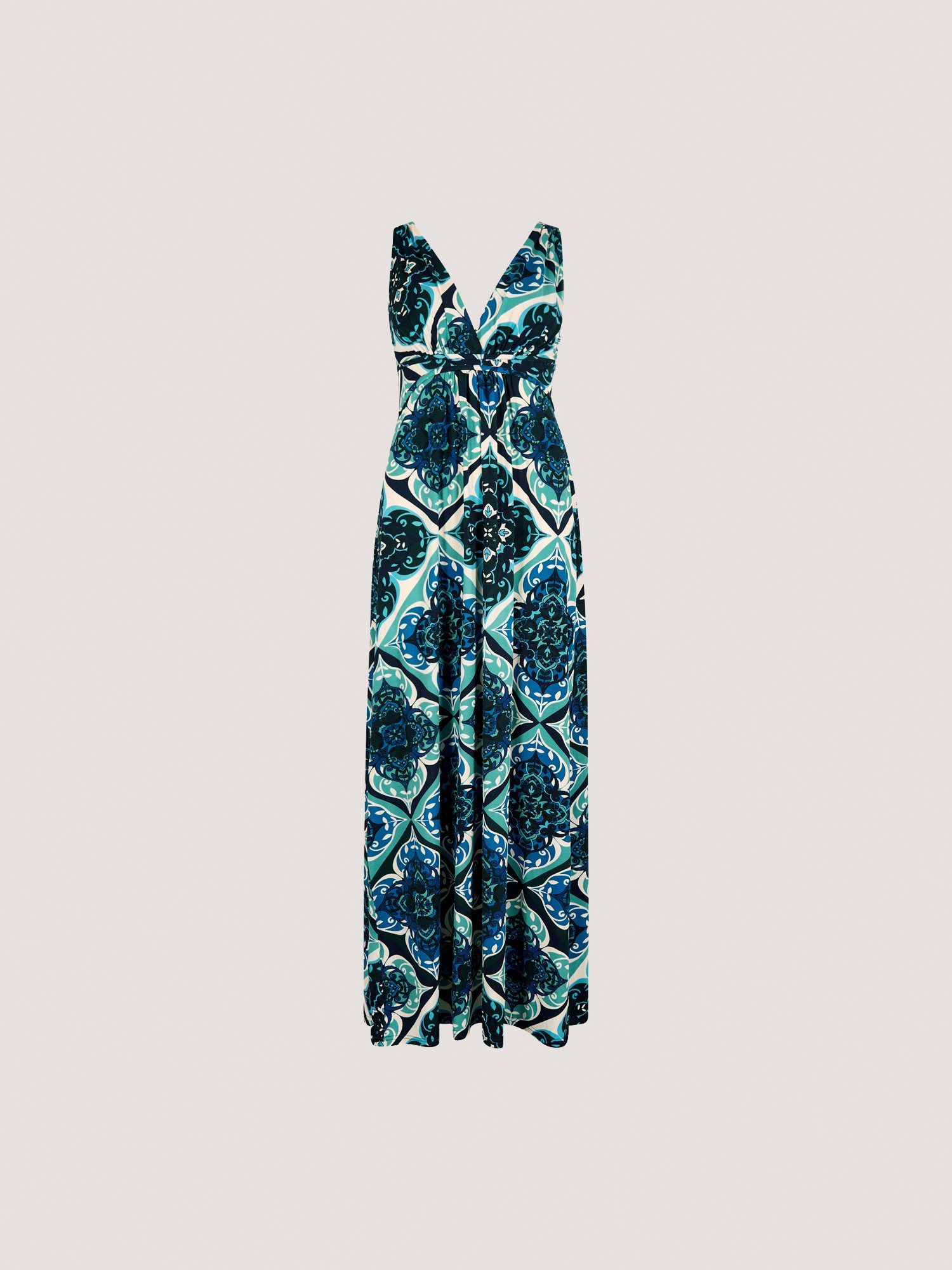 Apricot Maxikleid Maxikleid mit Kacheldruck mit tollem Druck