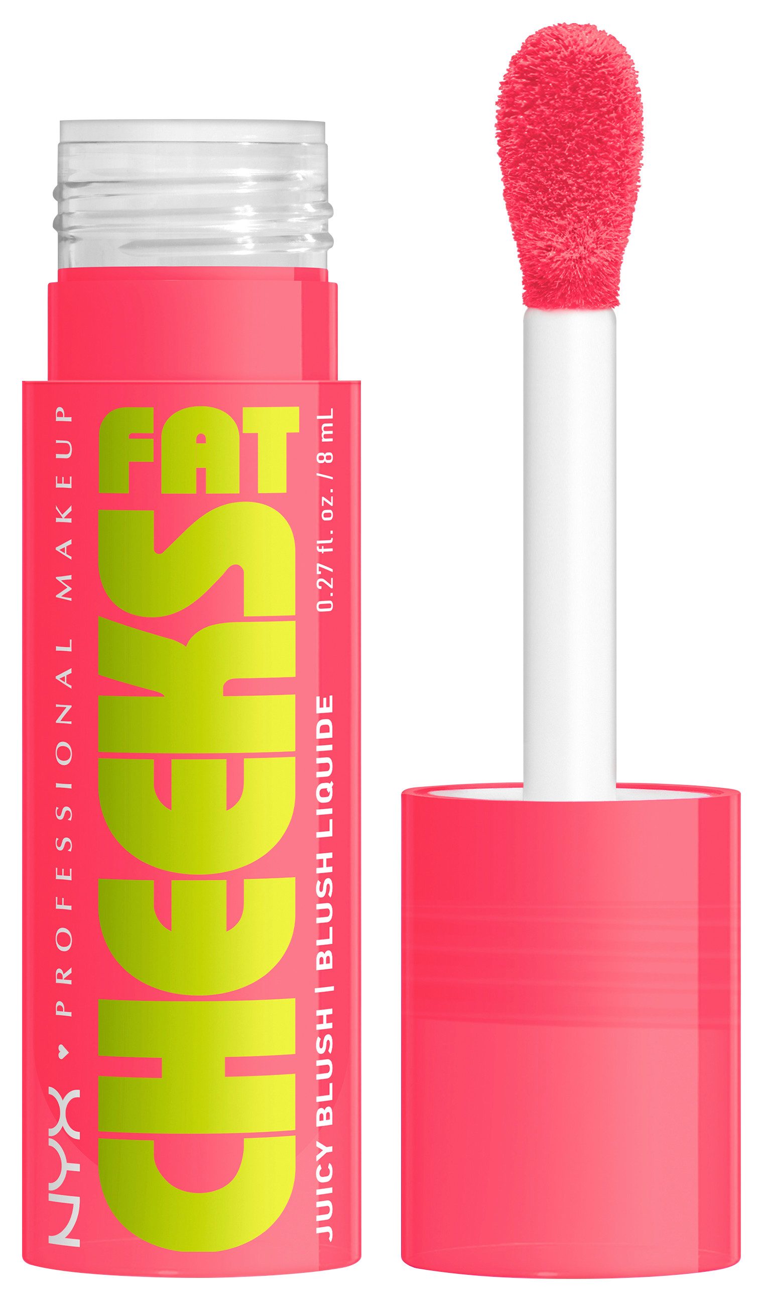 NYX PROFESSIONAL MAKEUP Rouge FAT CHEEKS JUICY BLUSH, verleiht deinen Wangen eine strahlende und intensive Farbe