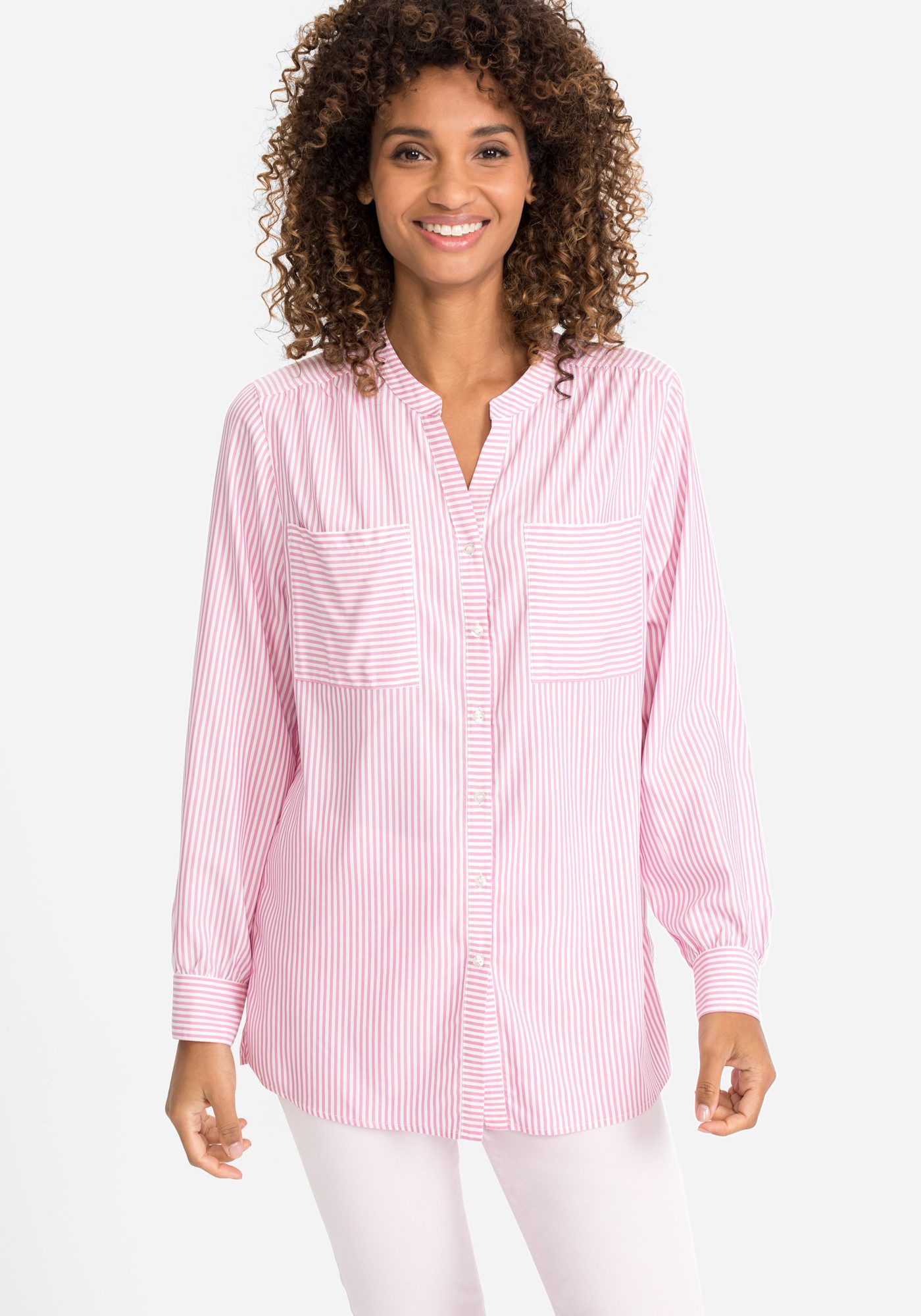 Klassische Bluse Blouse Woven Long Sleeves