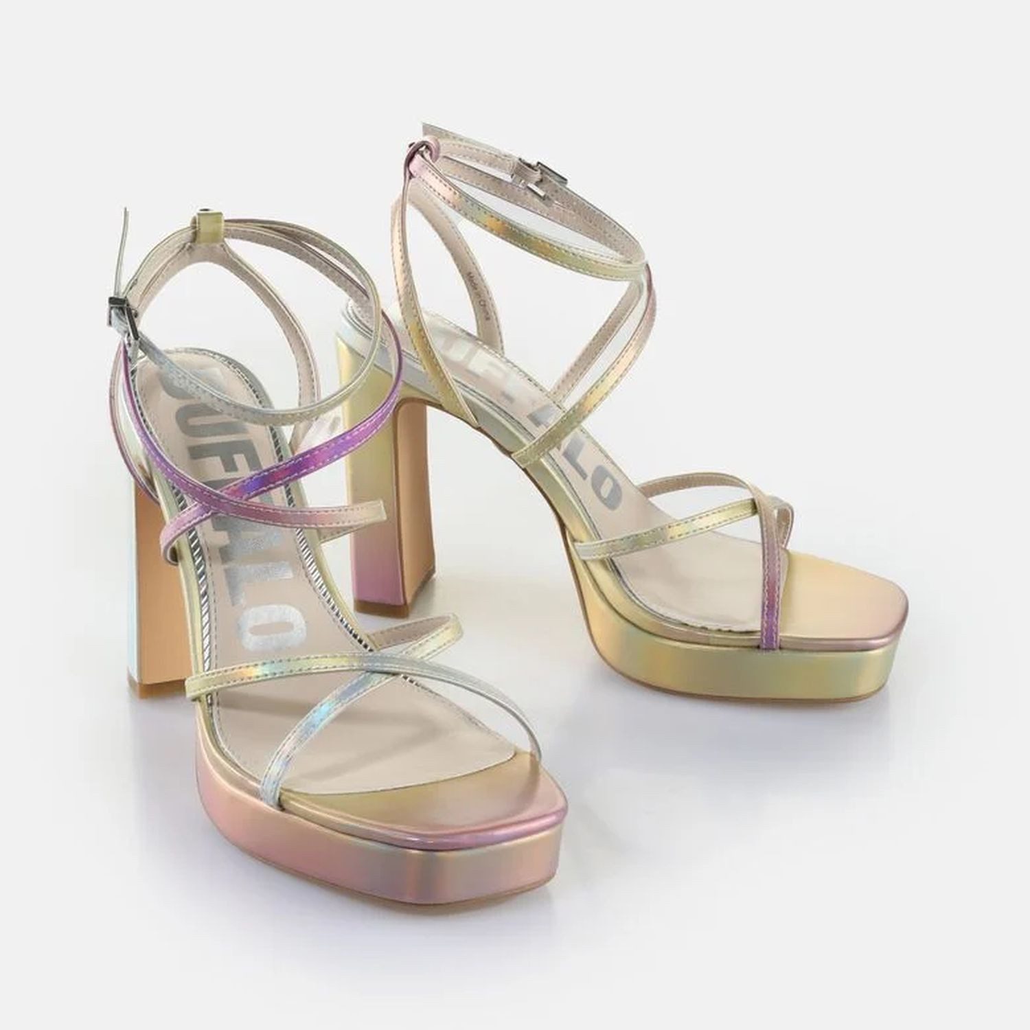 Buffalo Buffalo June Mss Silber Pumps günstig online kaufen