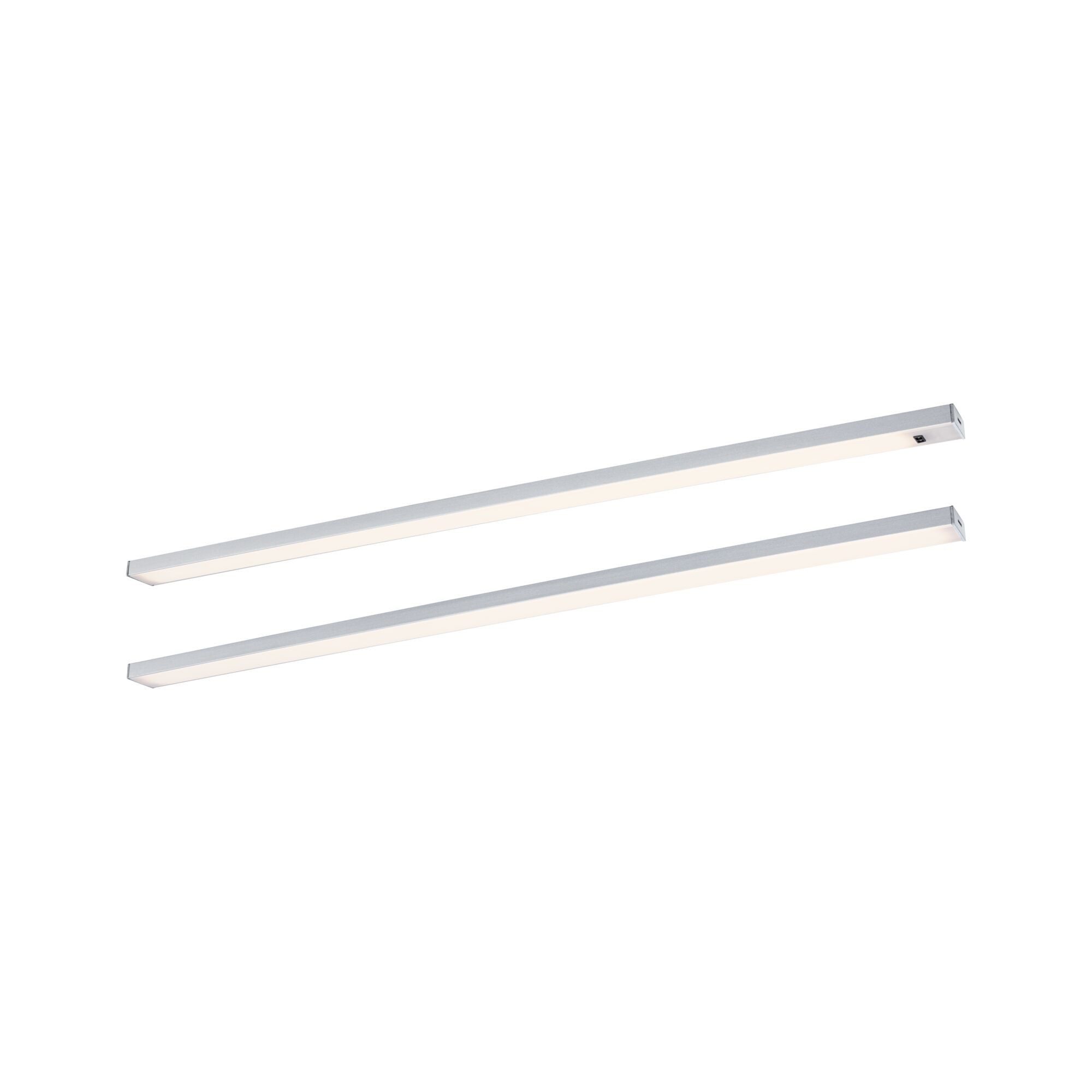 Paulmann LED Unterbauleuchte 98616, im Lieferumfang enthalten, Aluminium