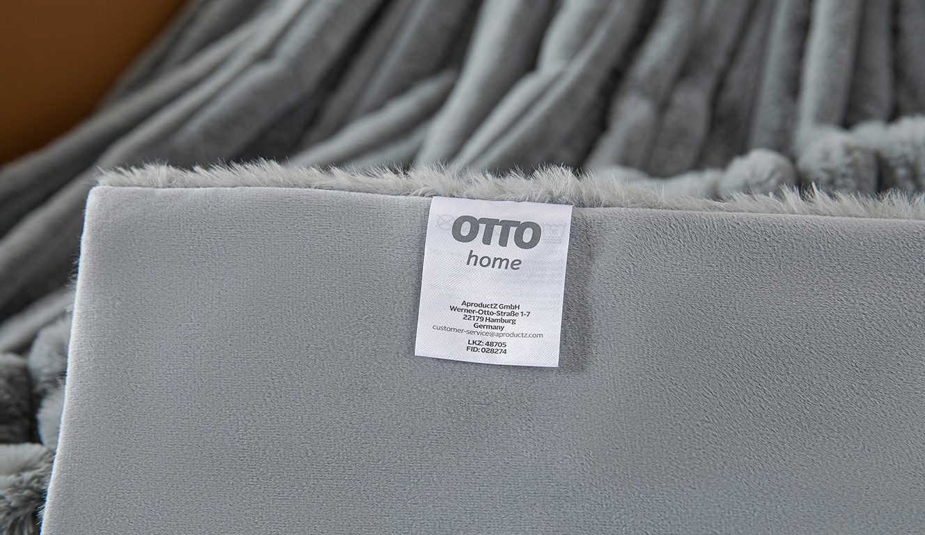 Wohndecke Milara Premium, OTTO home, hochwertige, flauschige Wohndecke, Tagesdecke, Premium 350g/m²