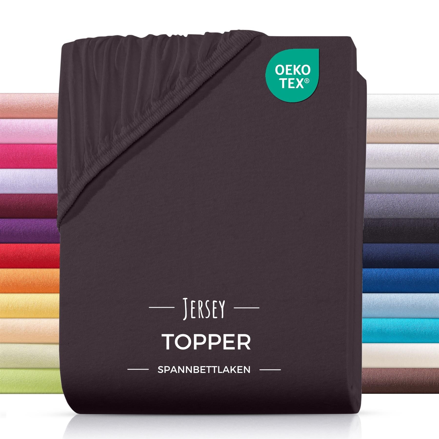 Carpe Sonno Spannbettlaken Topper Spannbetttuch Jersey günstig online kaufen