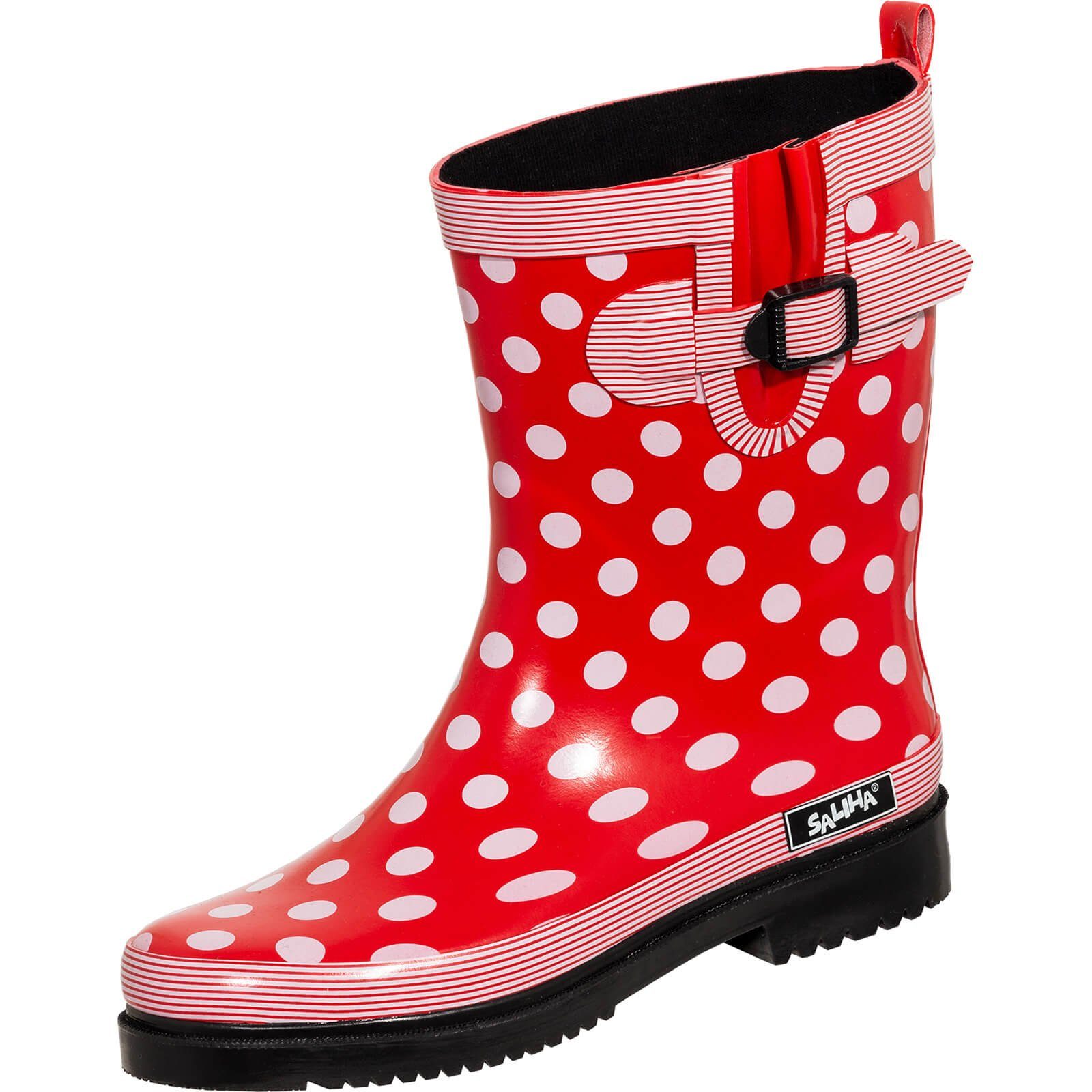 Bockstiegel Damen Regenstiefel Dorin-K rot/bunt-kombi Gummistiefel günstig online kaufen