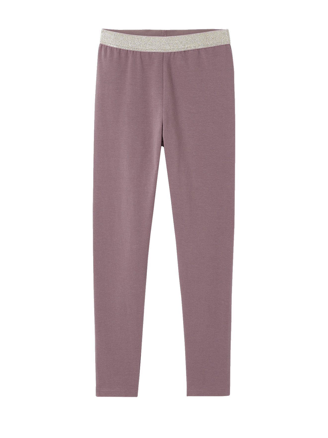 Leggings Mädchen Leggings, Bund in Metallic-Optik BASIC
