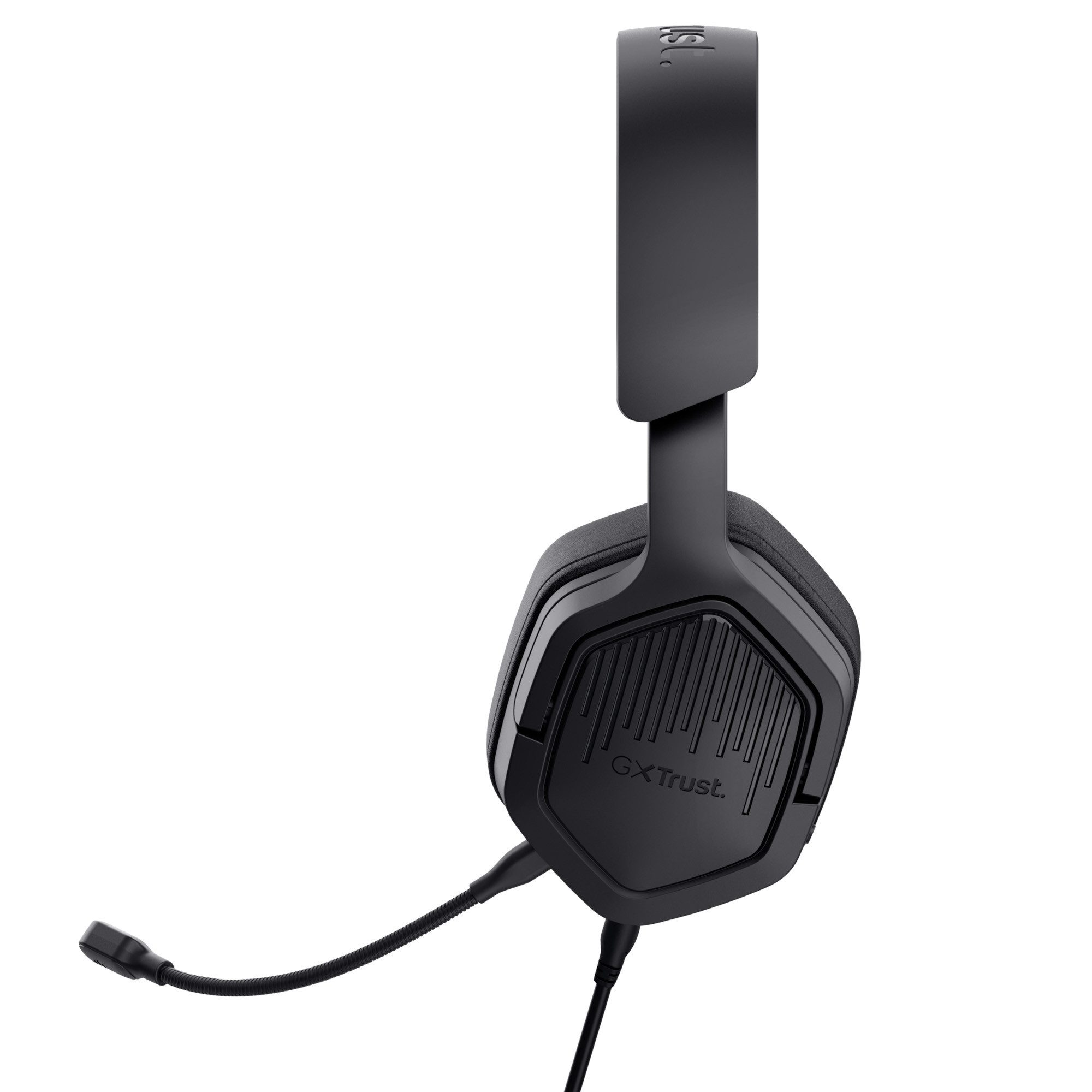 Trust GXT492 Carus Gaming Headset PC Laptop Konsolen Gaming-Headset (Kabelgebundene Verbindung über 3,5-mm-Klinkenanschluss I Stereo-Sound mit geschlossenem Akustiksystem I Abnehmbares, flexibles Boom-Mikrofon I Integrierte Lautstärke- und Mikrofon-Stummschaltung I Kompatibel mit PC, PlayStation, Xbox, Nintendo Switch und Geräten mit 3,5-mm-Audioanschluss)