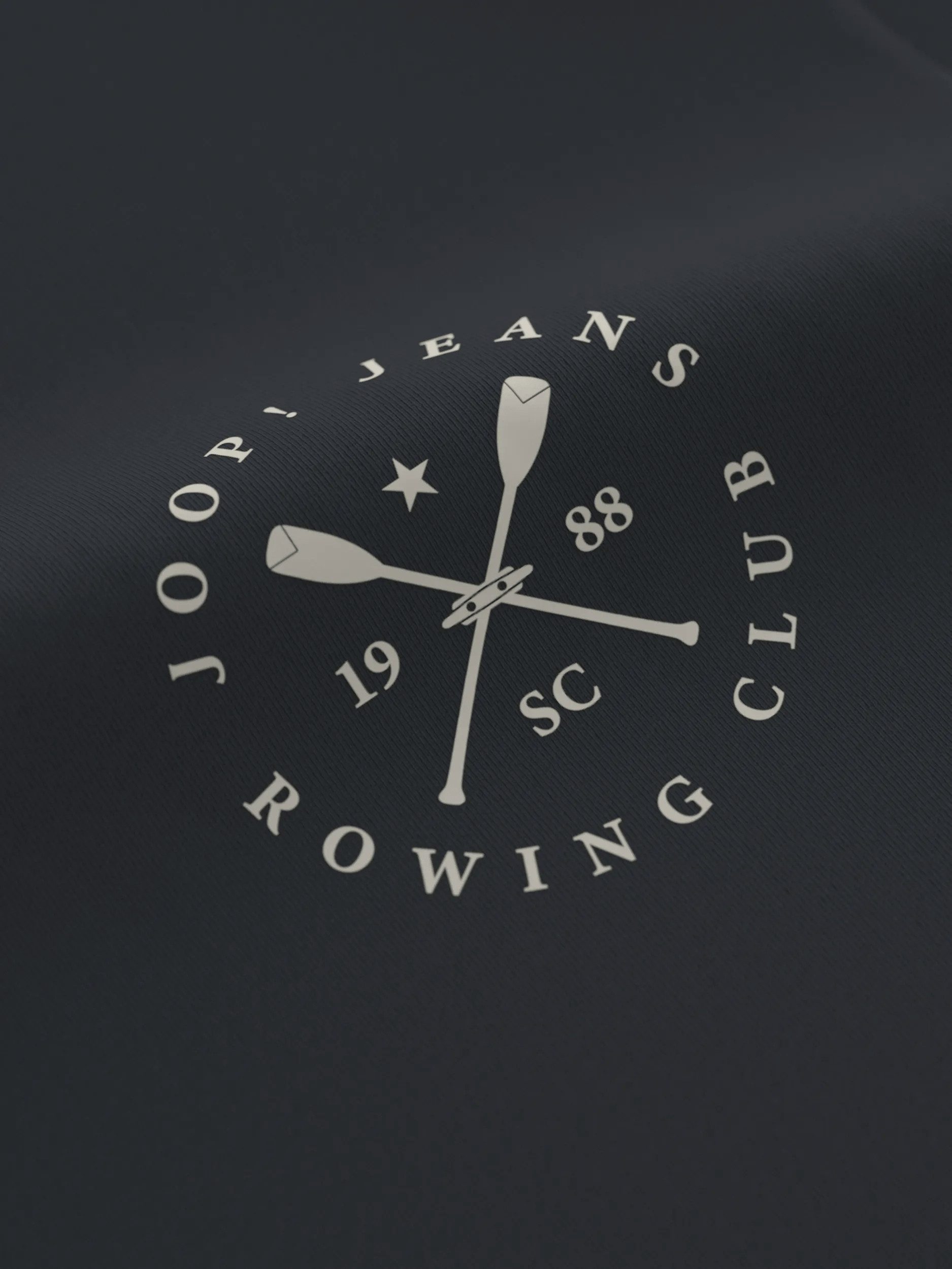 Joop Jeans T-Shirt Rovenor normale Passform, großer Rückenprint