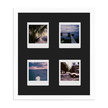 WANDStyle Bilderrahmen H950, für 4 Bilder, Modern im Instax Square Format, Weiß