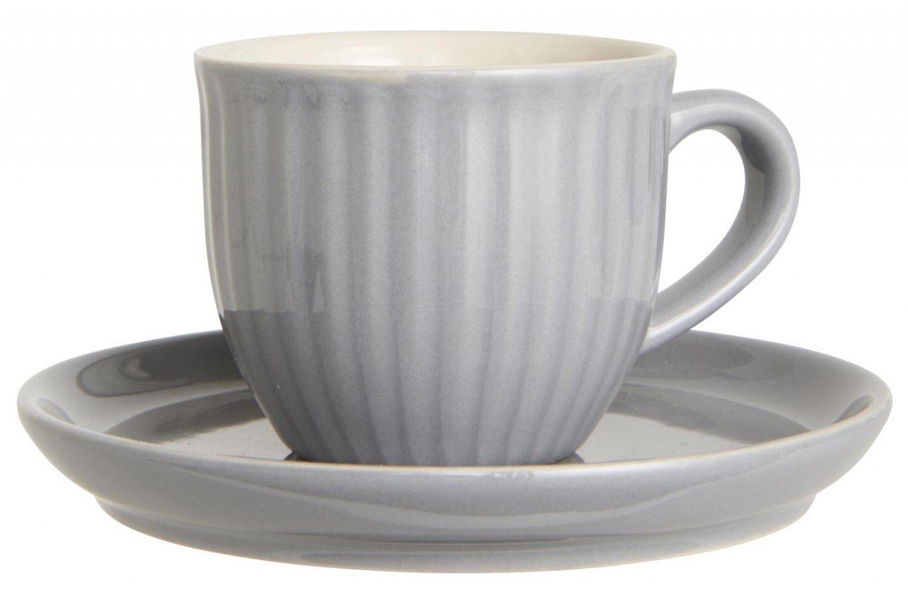 Ib Laursen Mynte, H:7cm D:14cm Espressotasse Keramik, Keramik Beige