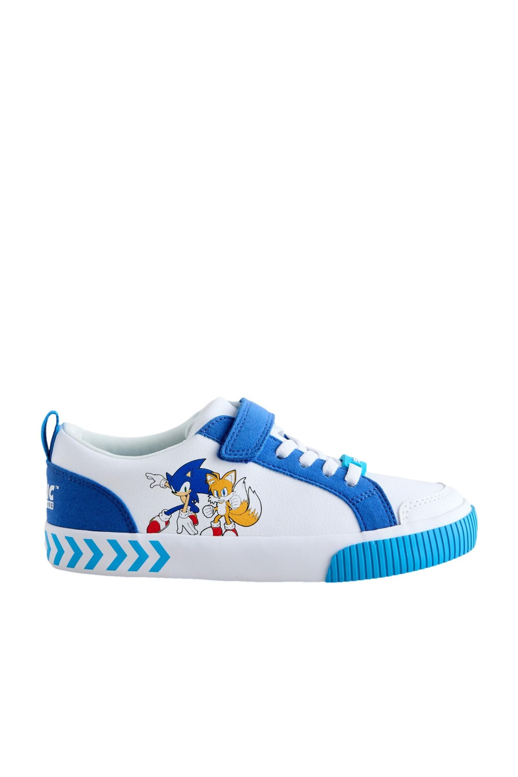 Sonic Sneaker, Klettverschluss + Elastikschnürung Sneaker