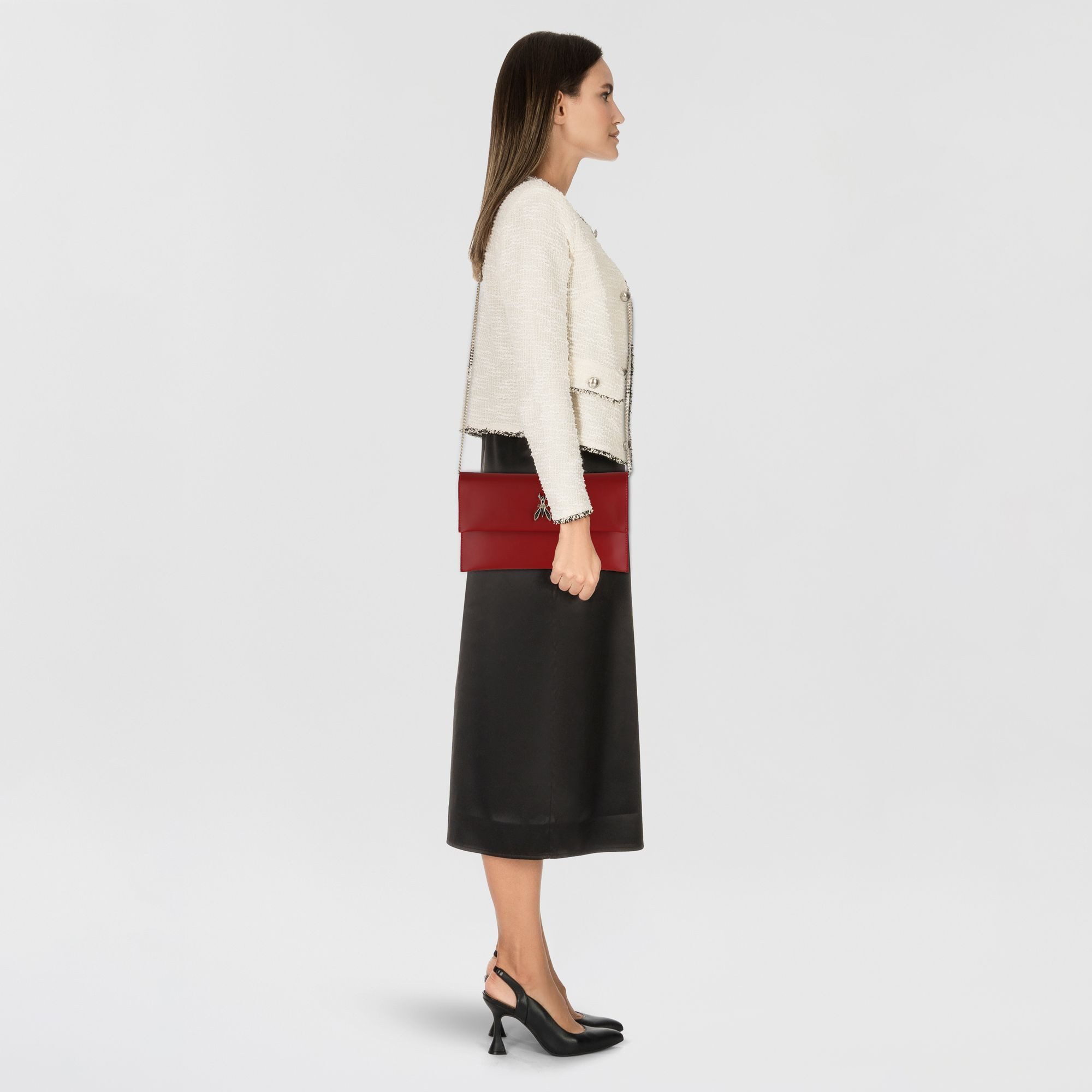 Patrizia Pepe Clutch Fly, Leder günstig online kaufen