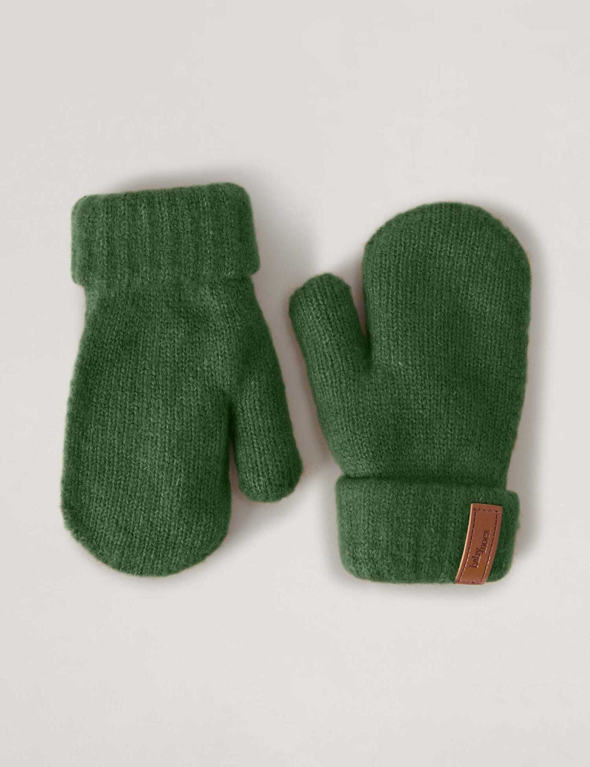 Fäustlinge grün BabyMocs Handschuhe