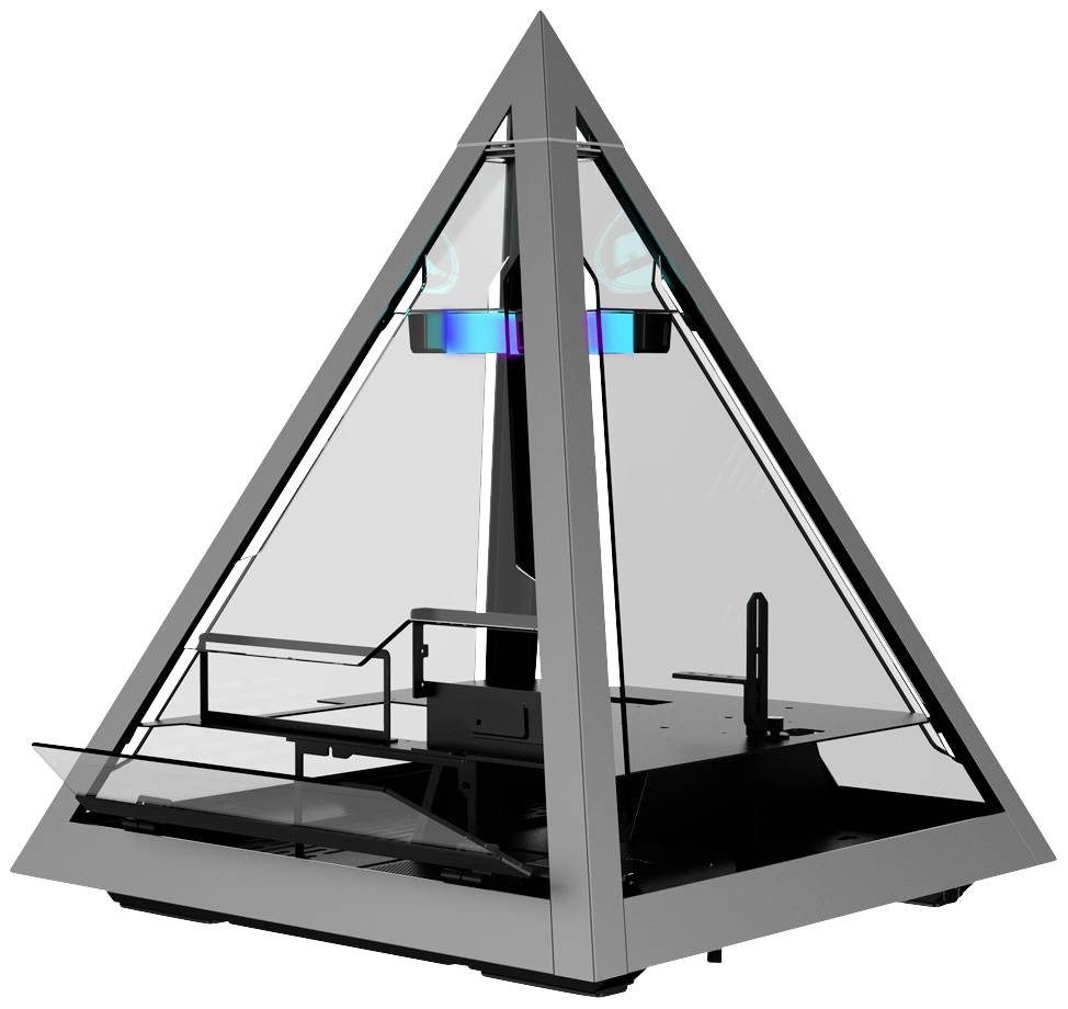 AZZA PC-Gehäuse AZZA Pyramid Tower ATX Pyramid 804 (Tempered Glass)