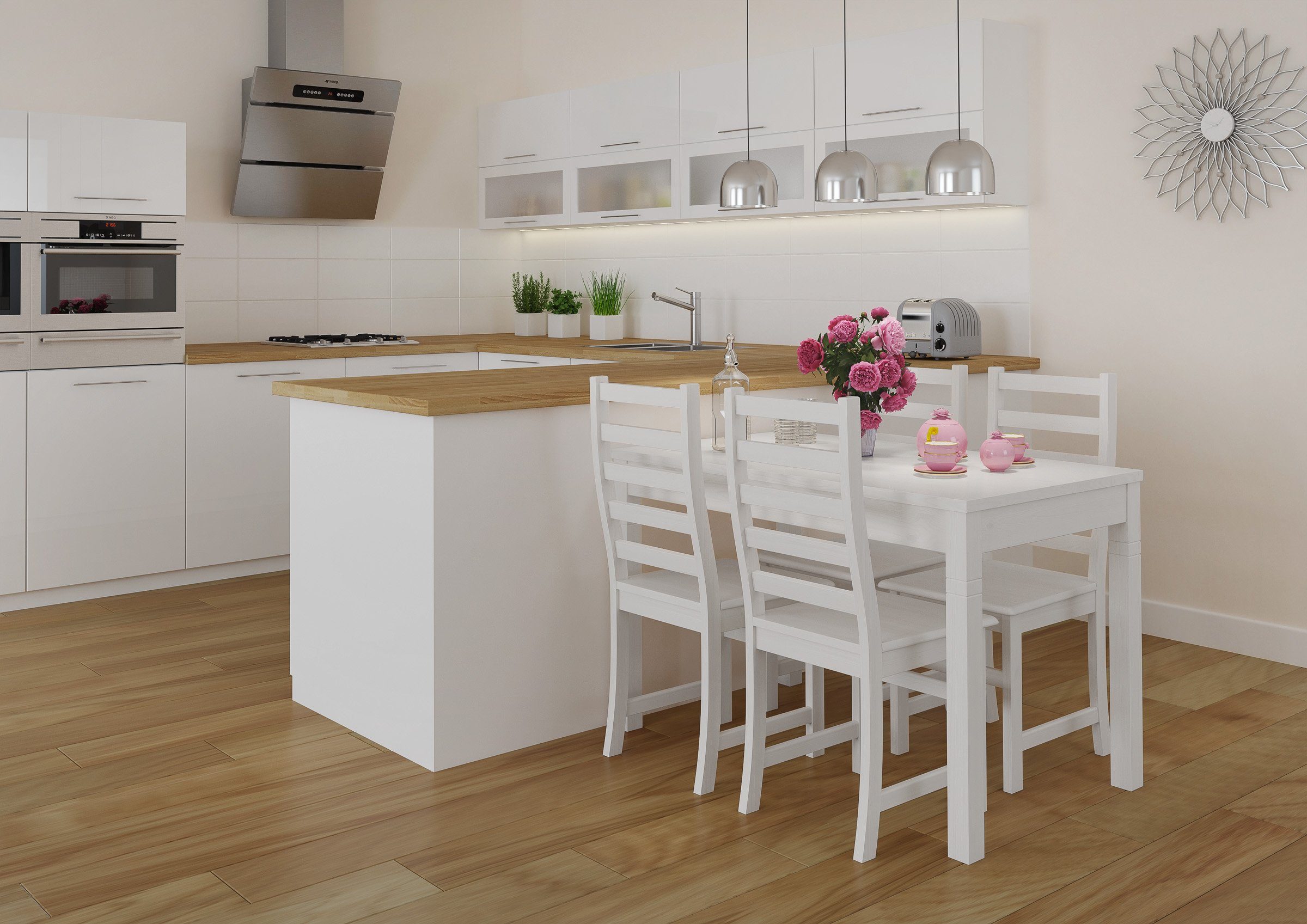 ERST-HOLZ Küchentisch Tisch 80 x 120 günstig online kaufen