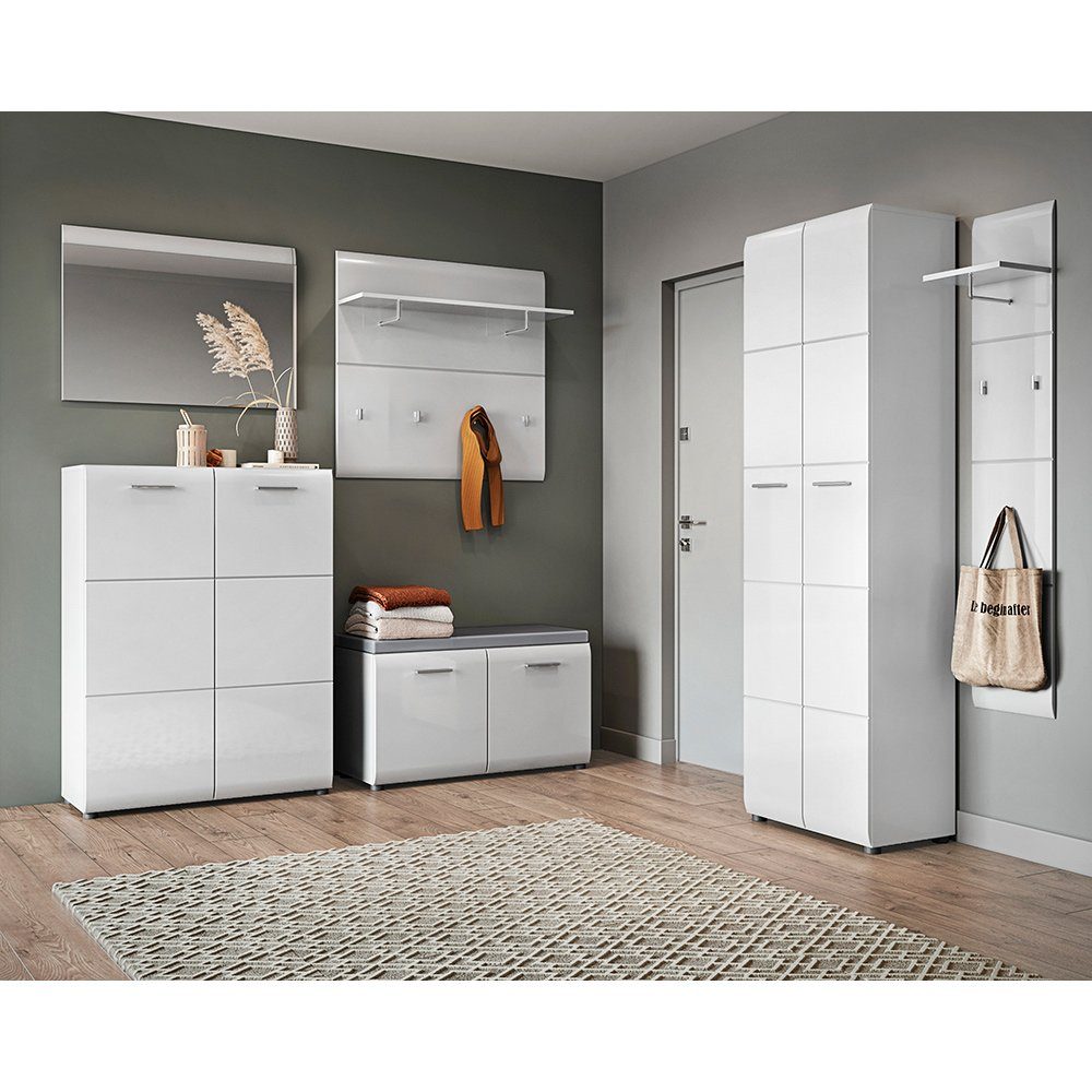 Lomadox Garderoben-Set MALABO-129, (Spar-Set, 6-St), Flur Komplett Set Schu günstig online kaufen