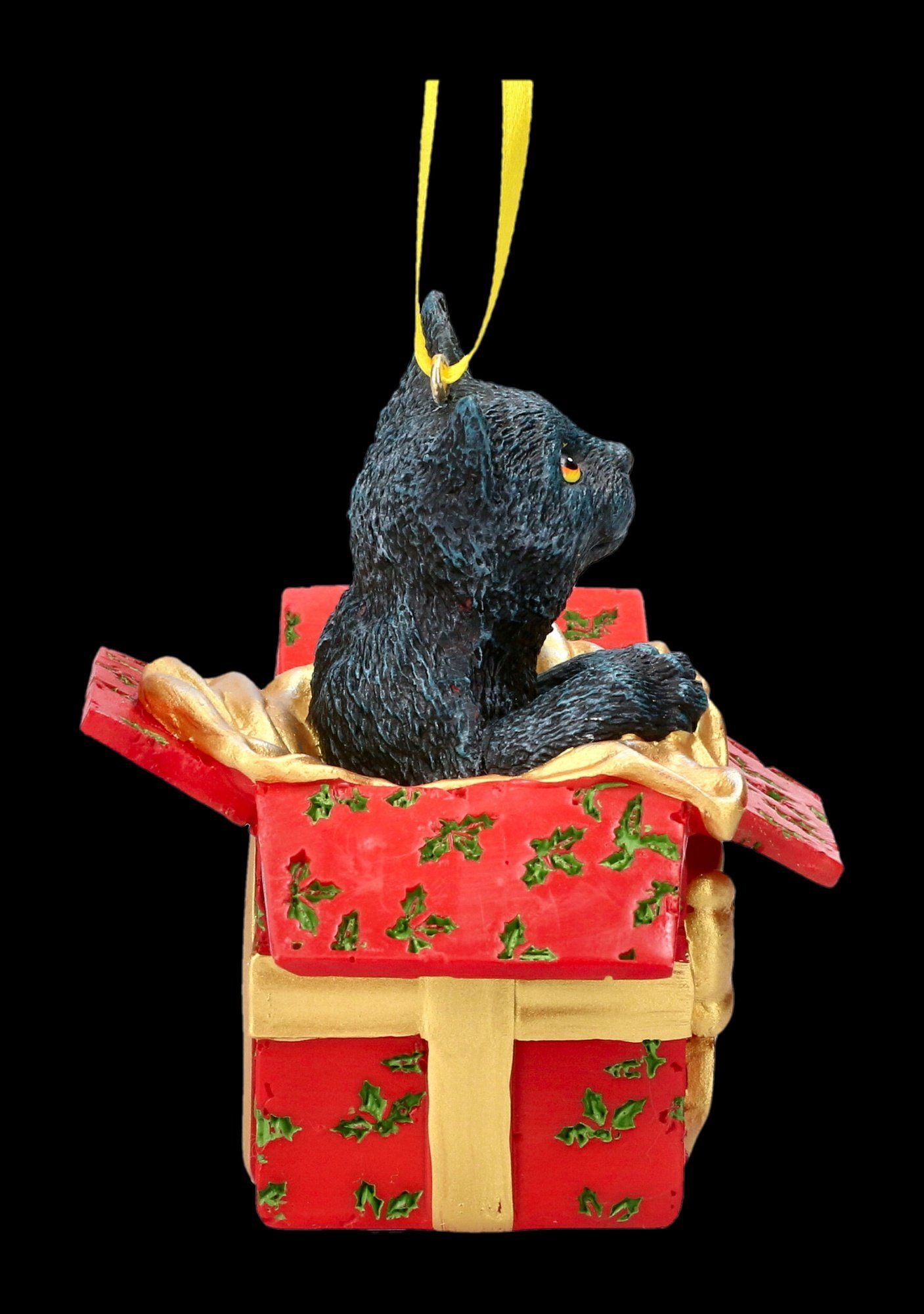 Figuren GmbH Weihnachten Lisa Deko (1-tlg) Katze - Geschenk Christbaumschmuck Parker aus - Christbaumschmuck Shop -